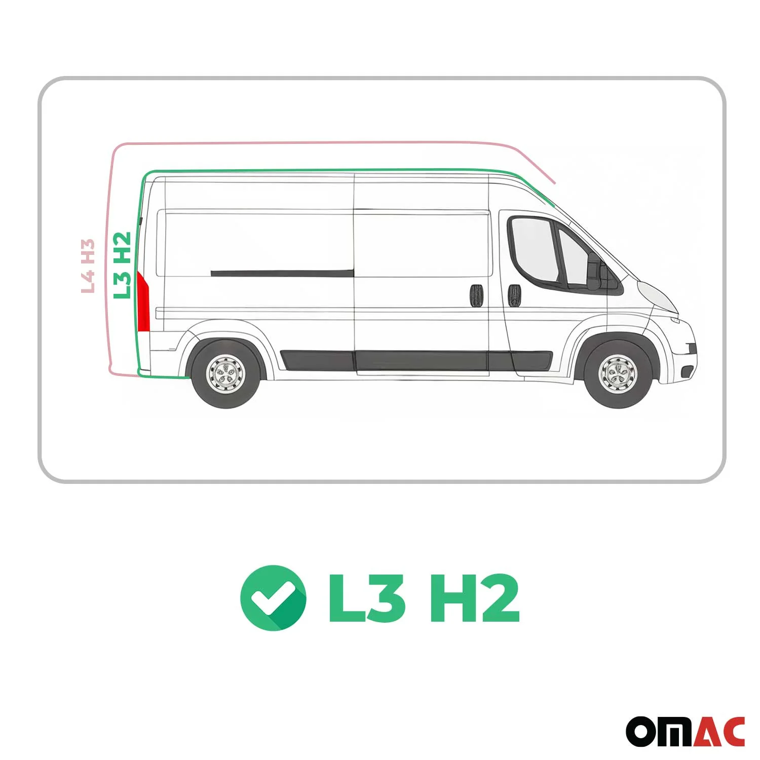 Dachträger Gepäckträger für Fiat Ducato III 2006-2026 L3 H2 Alu Silber 2 tlg - Image 3