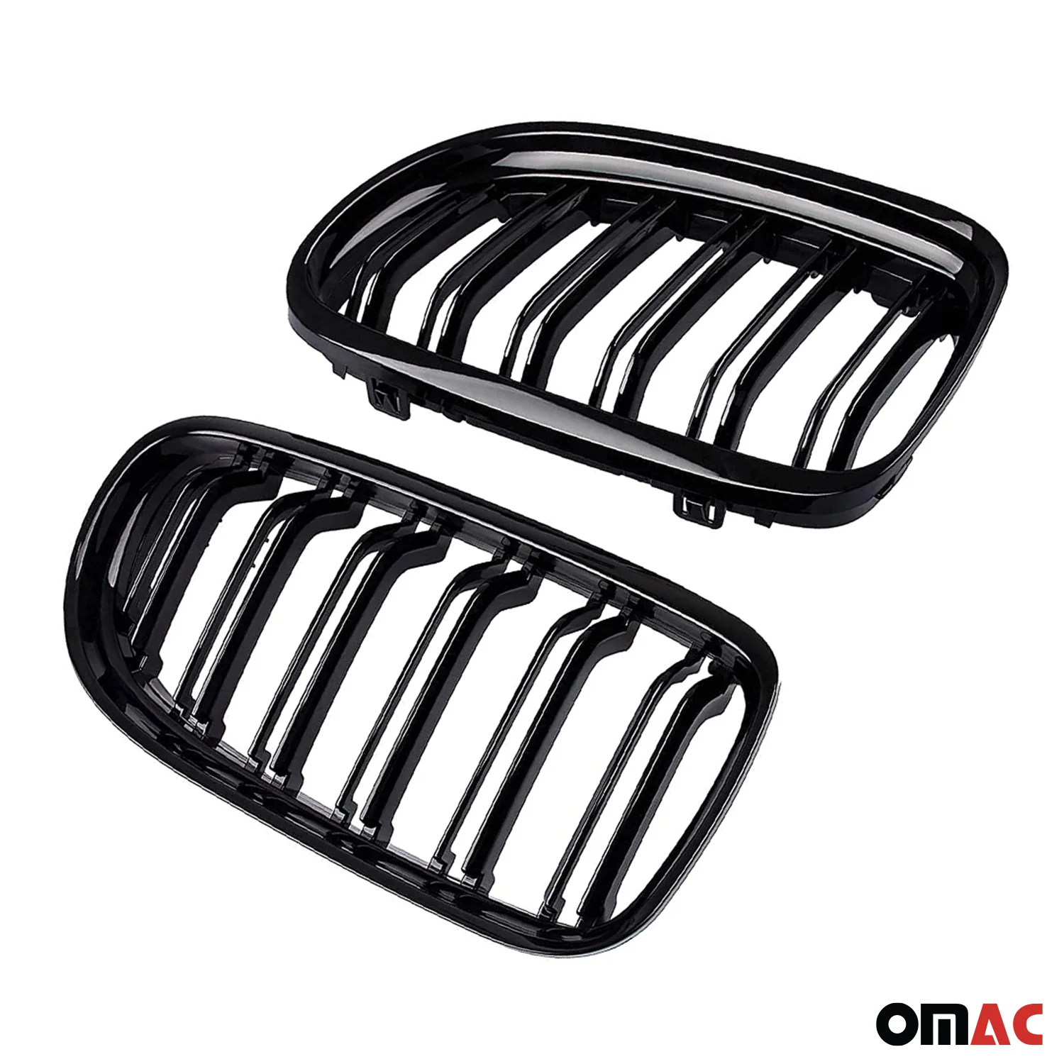 Nieren Grill Kühlergrill für BMW 3er E90 Limo 2009-2011 M4 Schwarz Glanz - Image 2