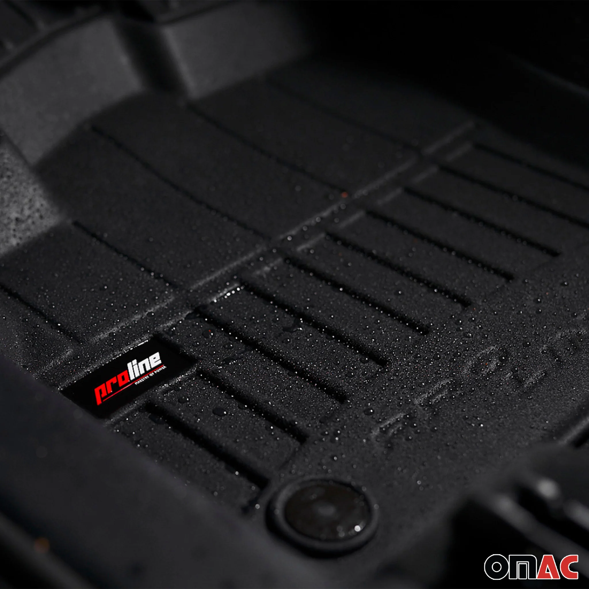 OMAC Gummi Fußmatten für Alfa Romeo Giulietta 2010-2020 Premium Gummi Schwarz 4x - Image 3