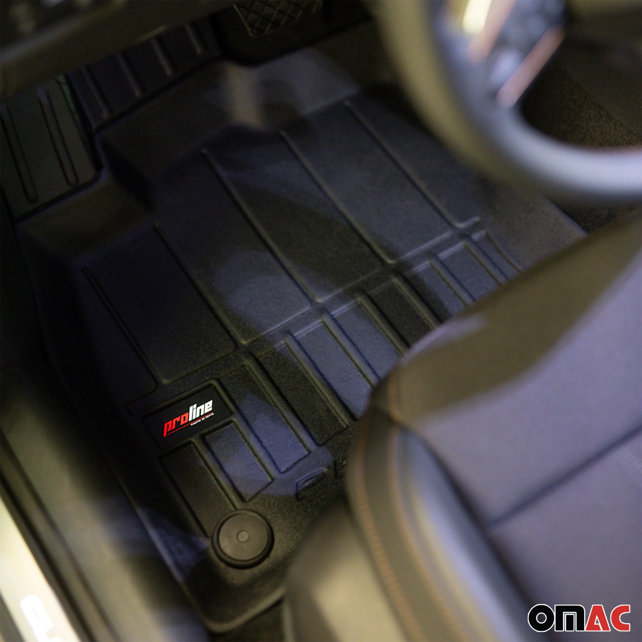 OMAC Gummi Fußmatten für Alfa Romeo Giulietta 2010-2020 Premium Gummi Schwarz 4x - Image 7