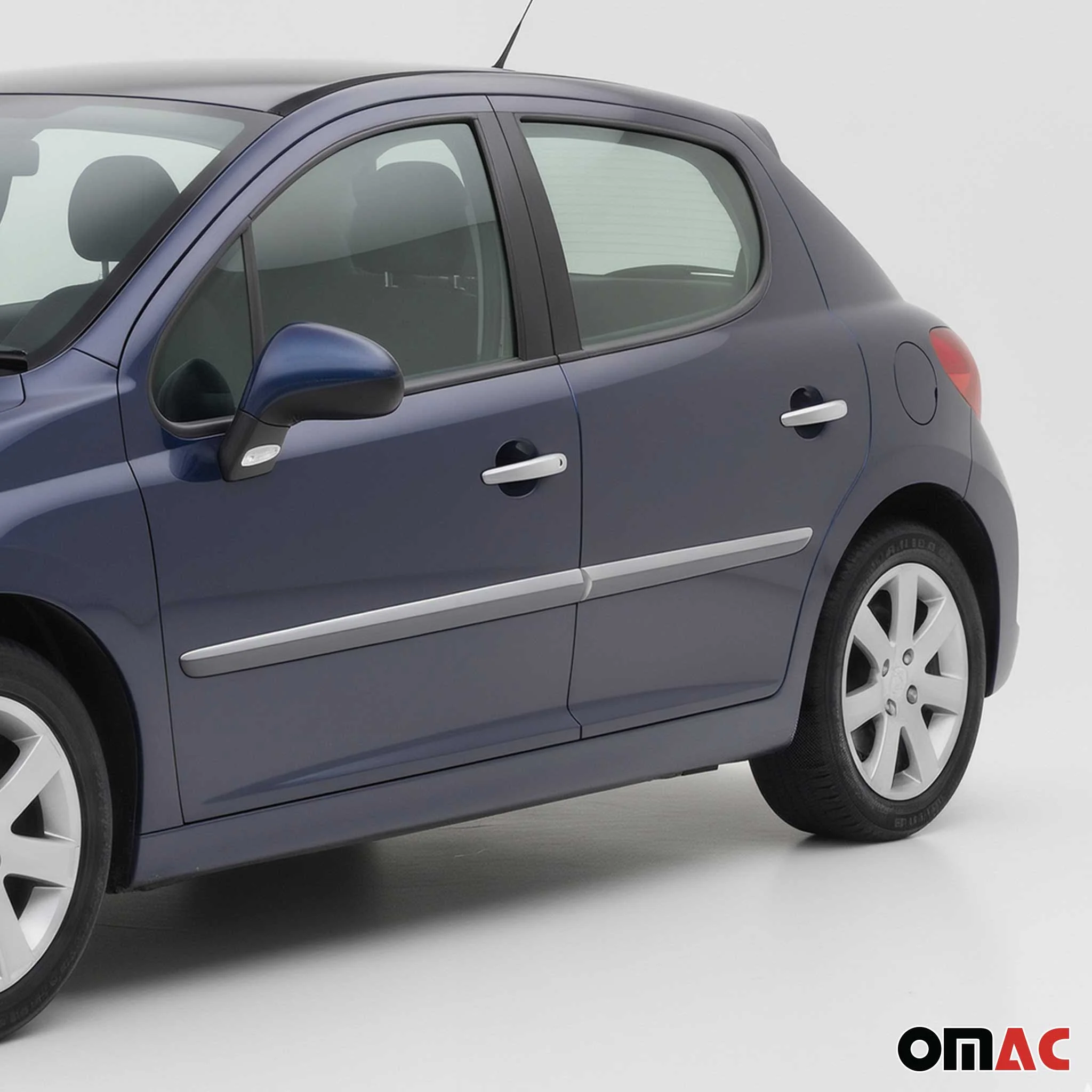 Chrom Türgriff Blende für Peugeot 208 2012-2019 4Tür Edelstahl Matt 8tlg - Image 2
