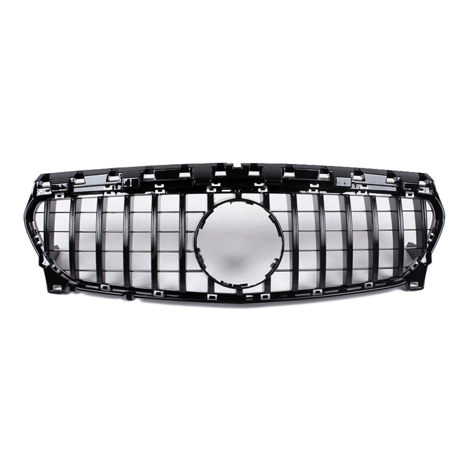Kühlergrill Grill Frontgrill für Mercedes CLA Coupe C117 2013-2019 Schwarz