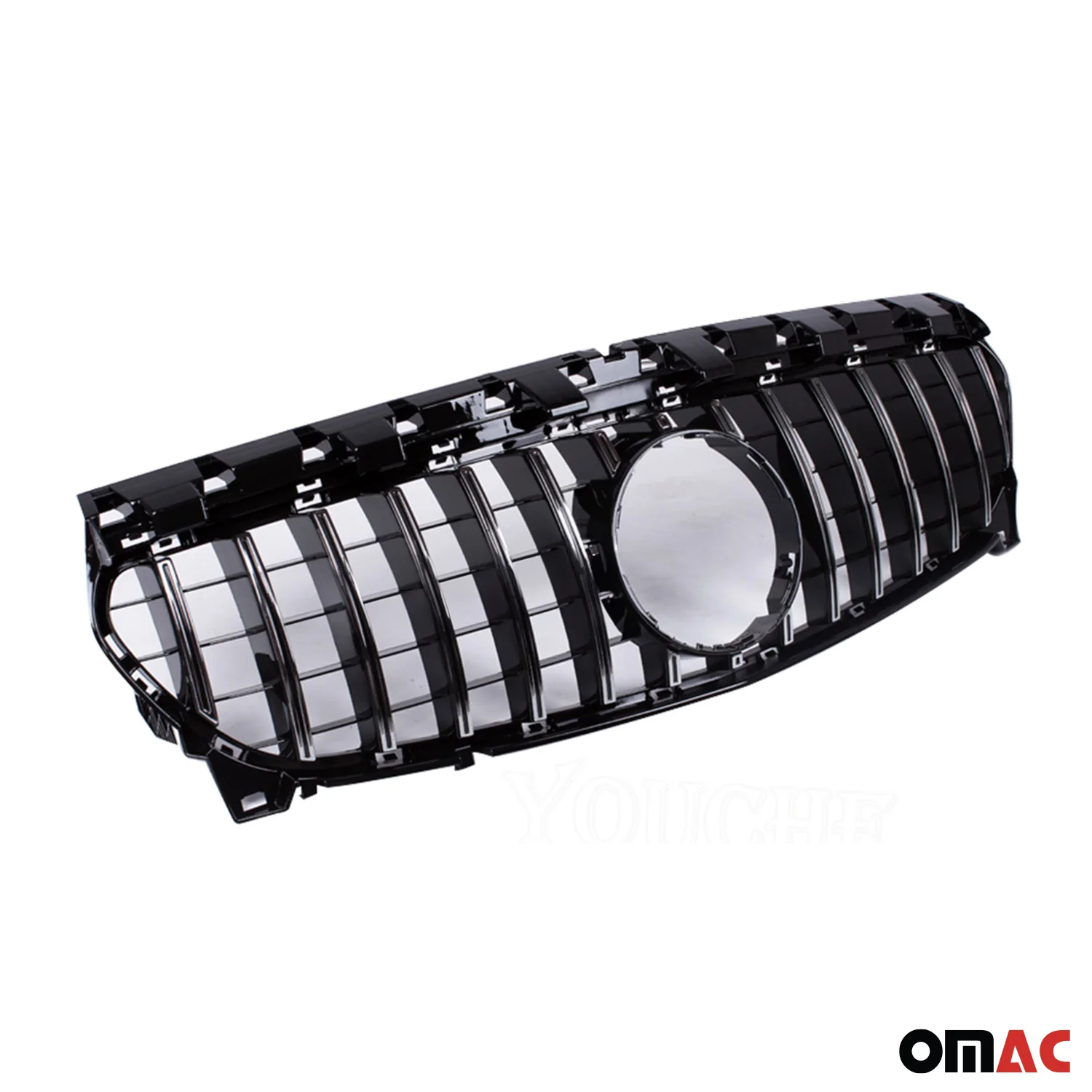 Kühlergrill Grill Frontgrill für Mercedes CLA Coupe C117 2013-2019 Silber - Image 2