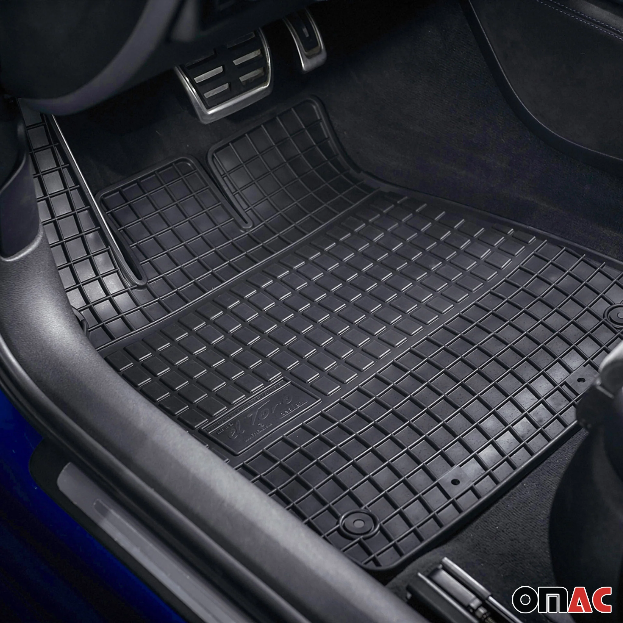 OMAC Gummi Fußmatten für Mazda CX-3 DK 2015-2020 Automatten Gummi Schwarz 4tlg - Image 2