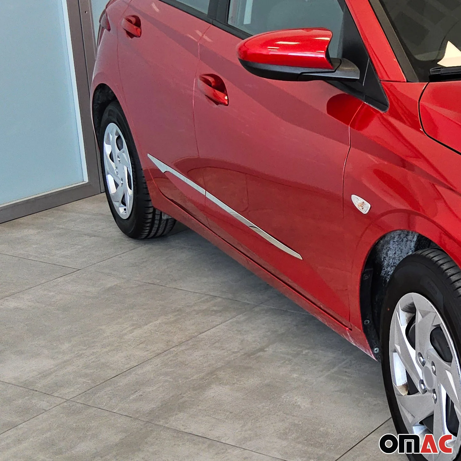 Seitenschutzleiste Türleisten für Hyundai i20 III Schrägheck 2020-2026 Edelstahl - Image 3