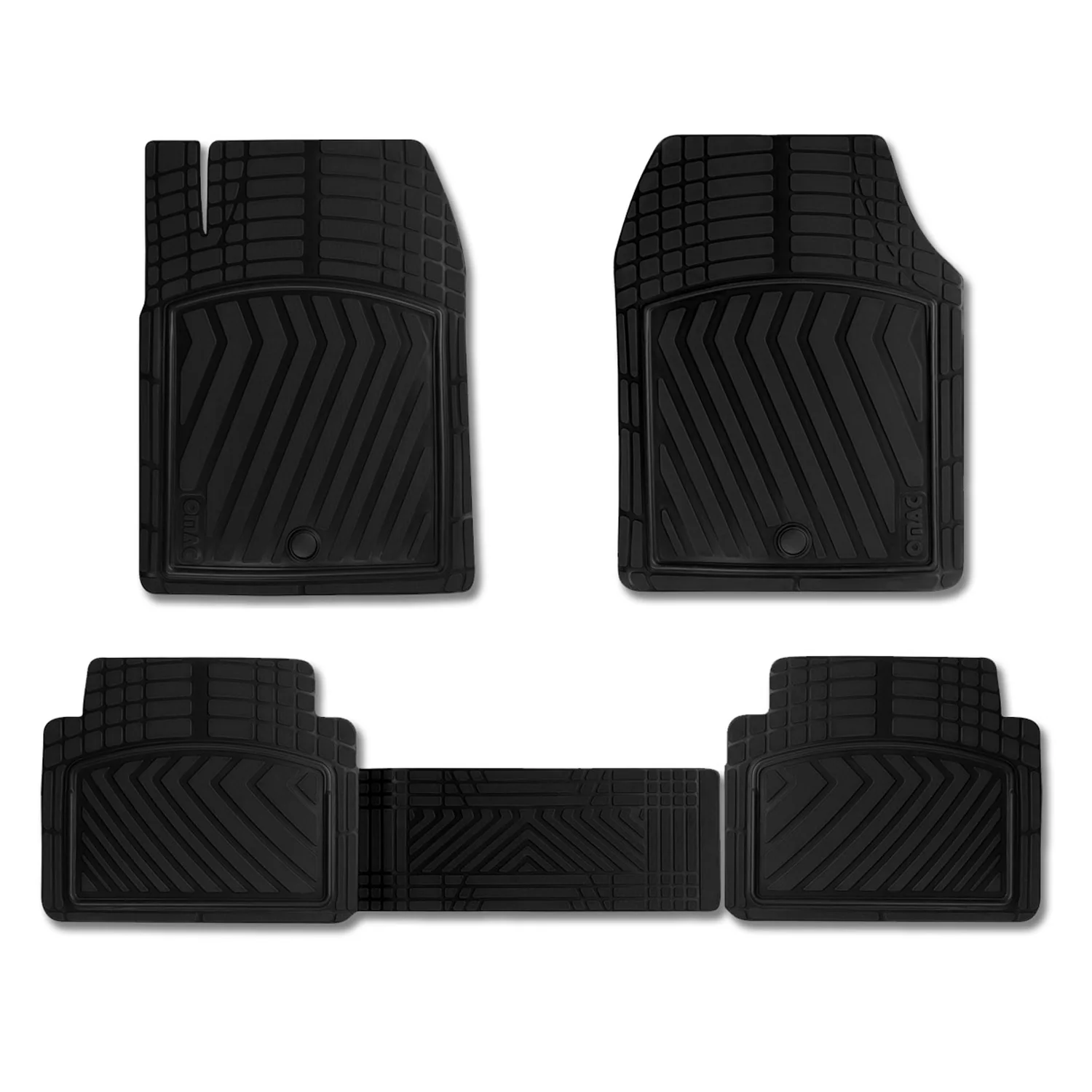 Fußmatten Gummimatte 3D Matte für Skoda Elroq 2024-2026 Universal TPE 4tlg