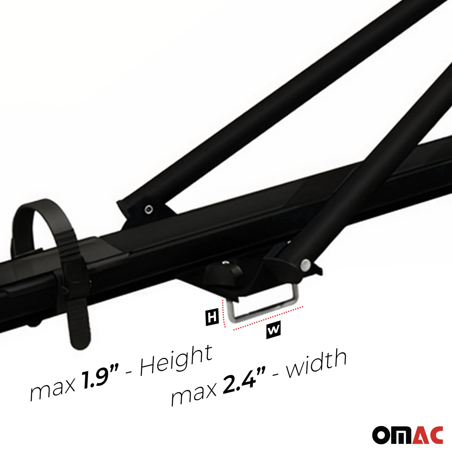 Fahrradträger Dachfahrradträger bis 17kg Aluminium Schwarz Fahrradhalter 2tlg - Image 4