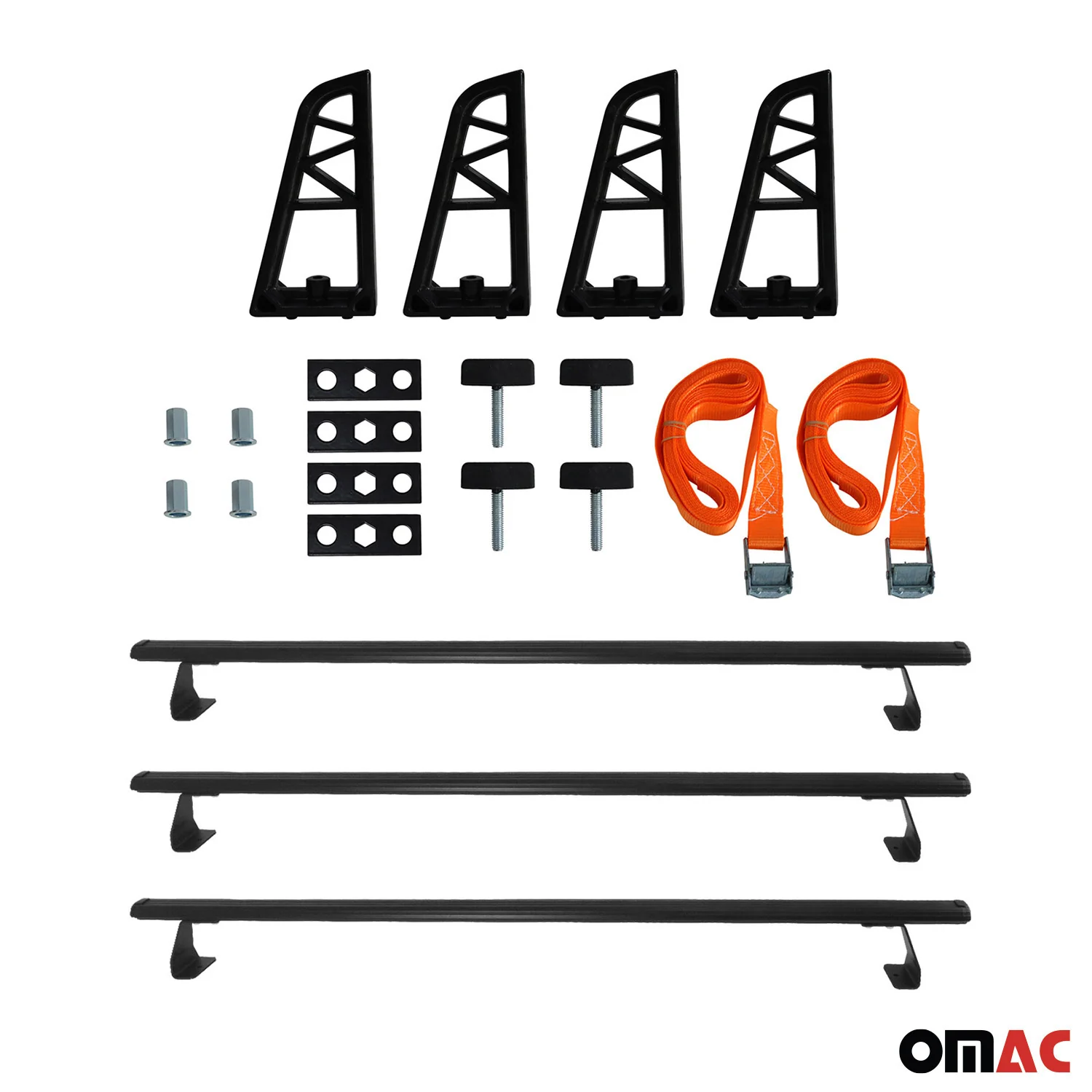 3x Dachträger + Leiterhalter Set für Opel Vivaro A 2001-2014 Lastanschläge - Image 3