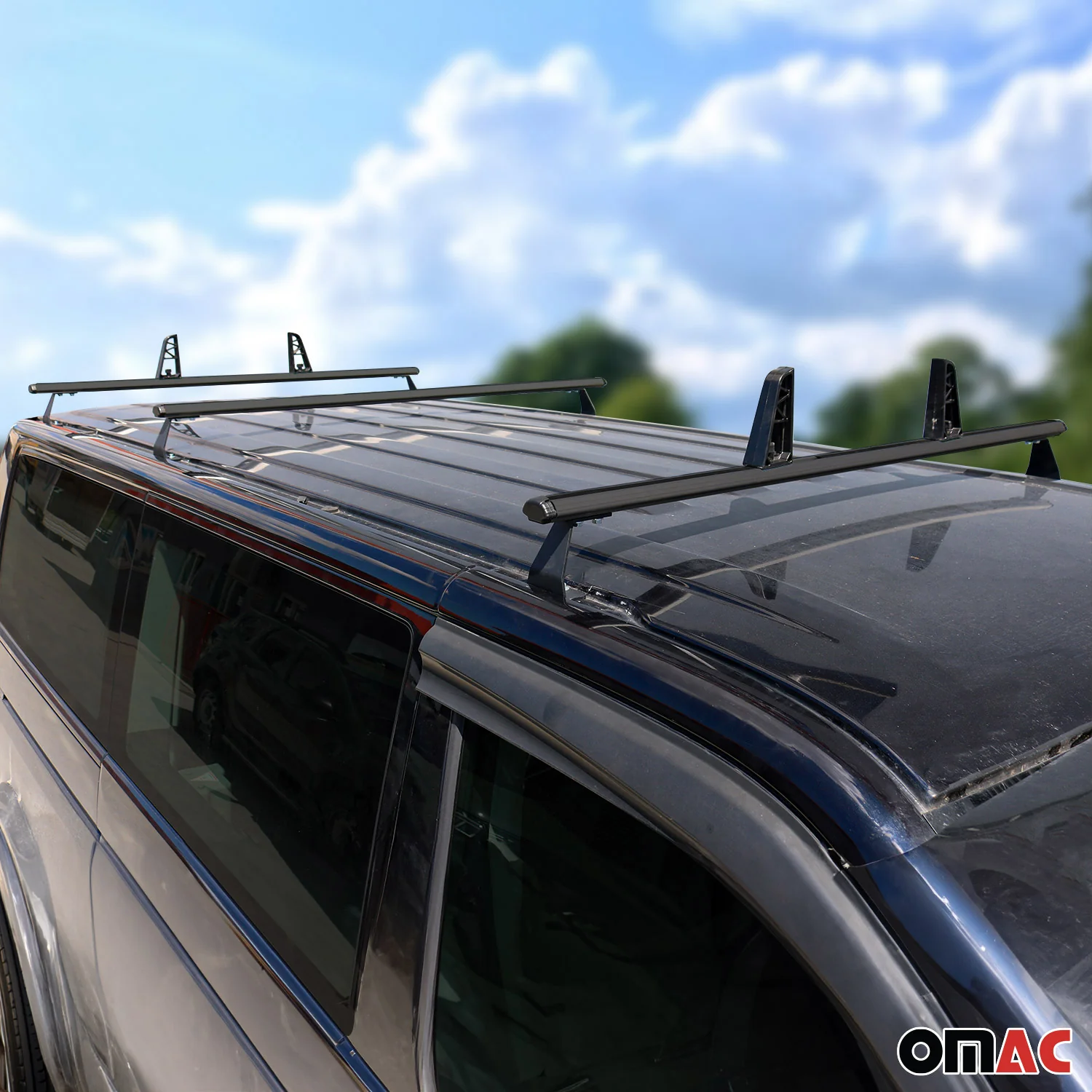 3x Dachträger + Leiterhalter Set für VW T5 T6 Transporter Multivan Caravelle - Image 11