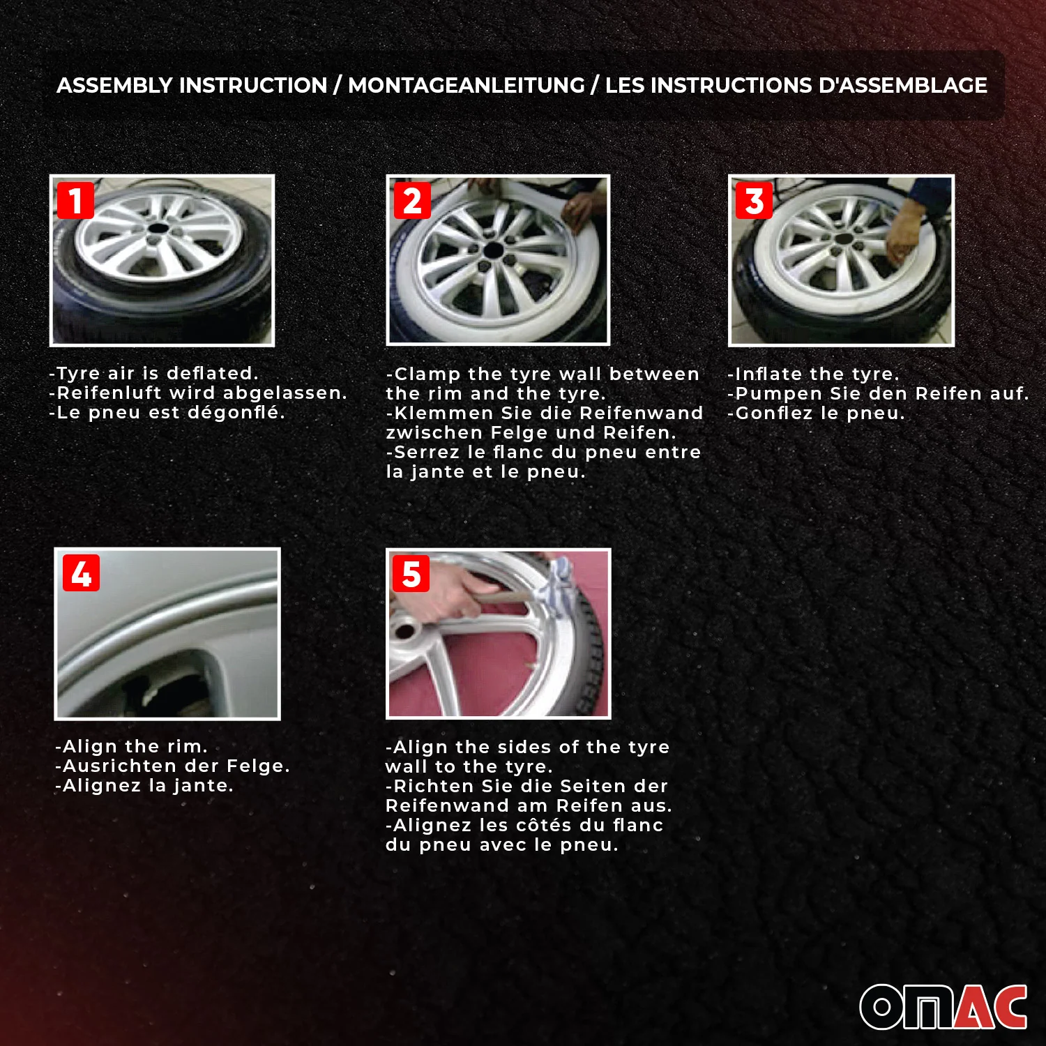 4x Weißwandringe Weißwandreifen 14 Zoll Weiß Echt Gummi Auto Tuning - Image 4