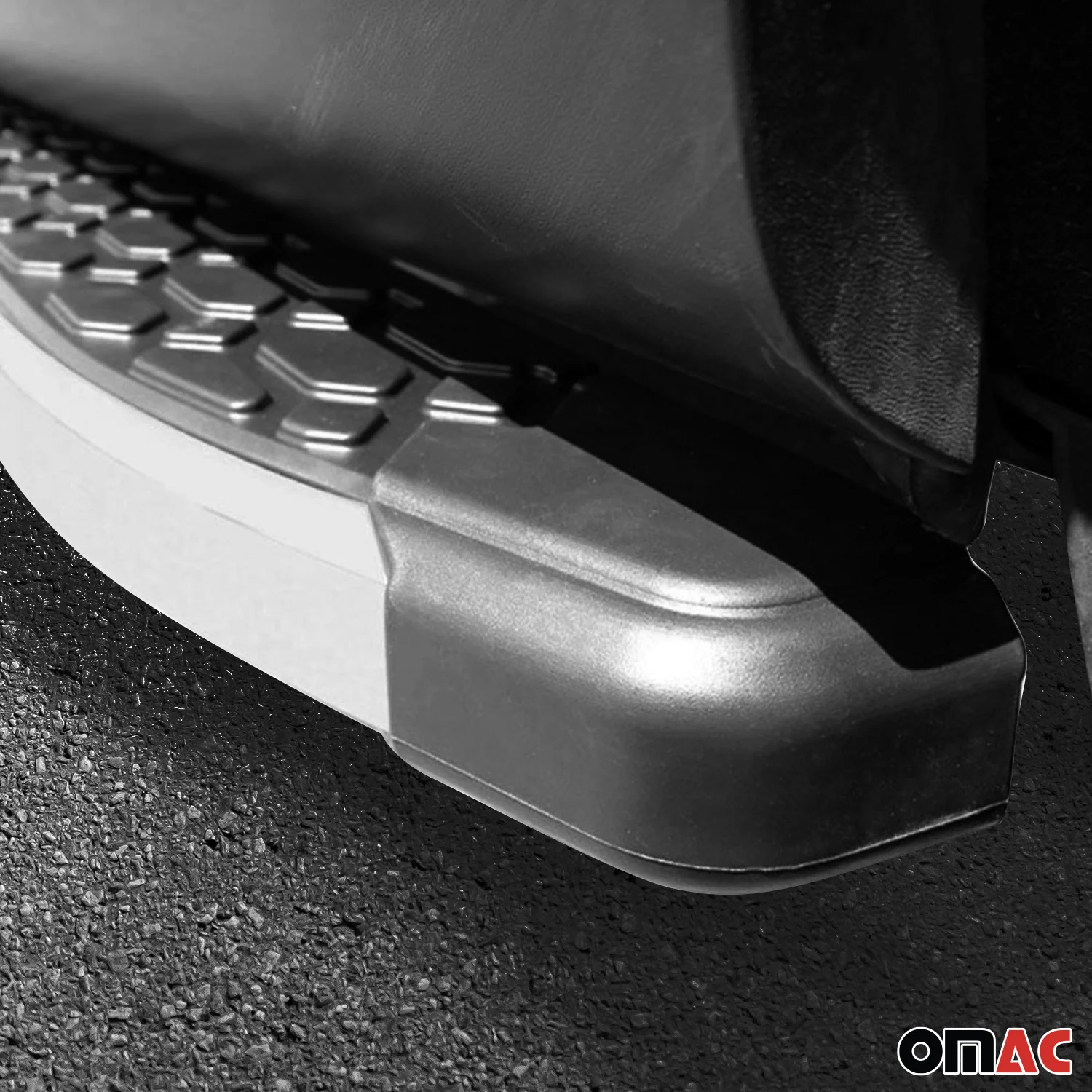 Alu Trittbretter Seitenschweller für Dacia Sandero I II 2008-2020 Schwarz - Image 5