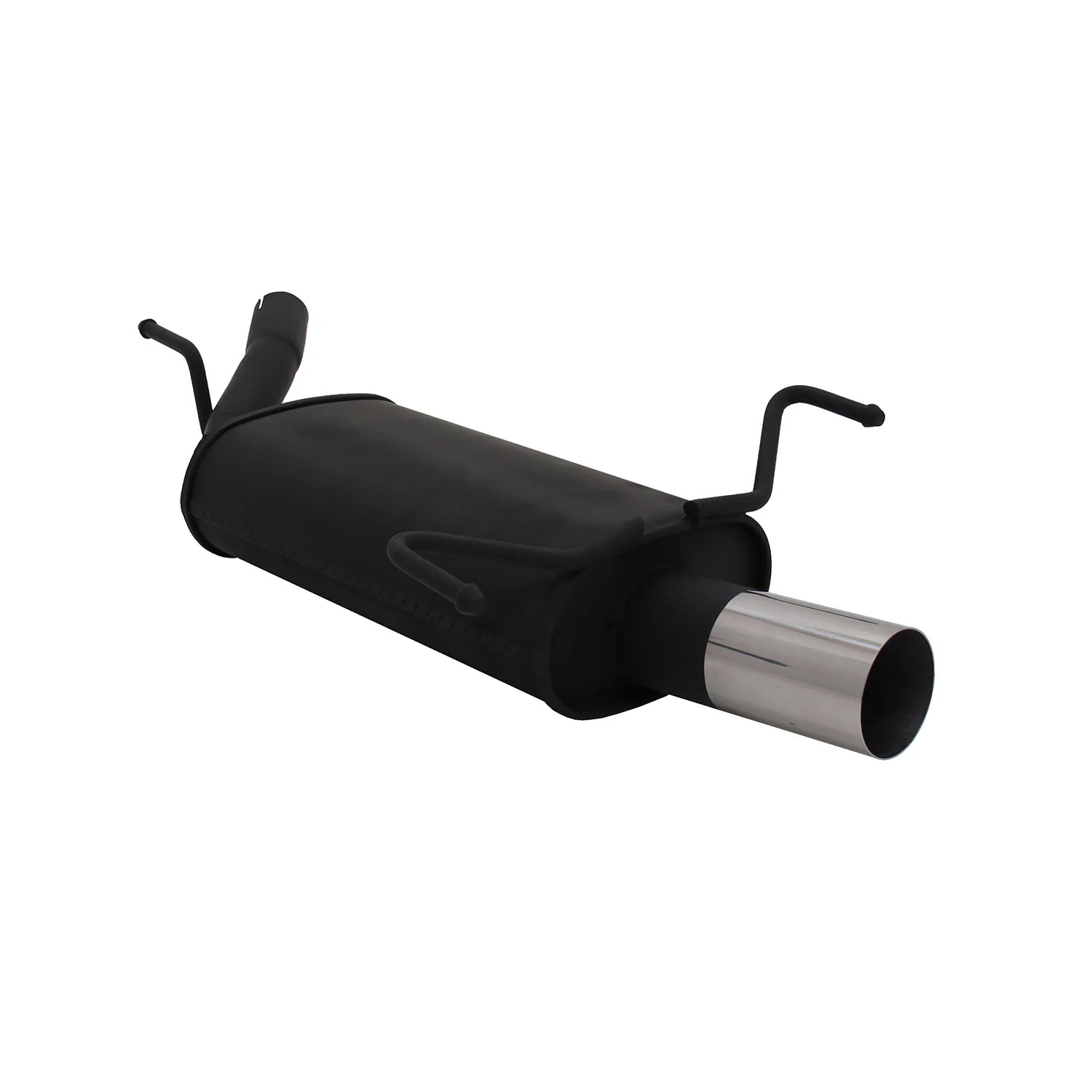 Novus Sportauspuff für Opel Corsa C 1x76mm RL-Design Endschalldämpfer mit ABE