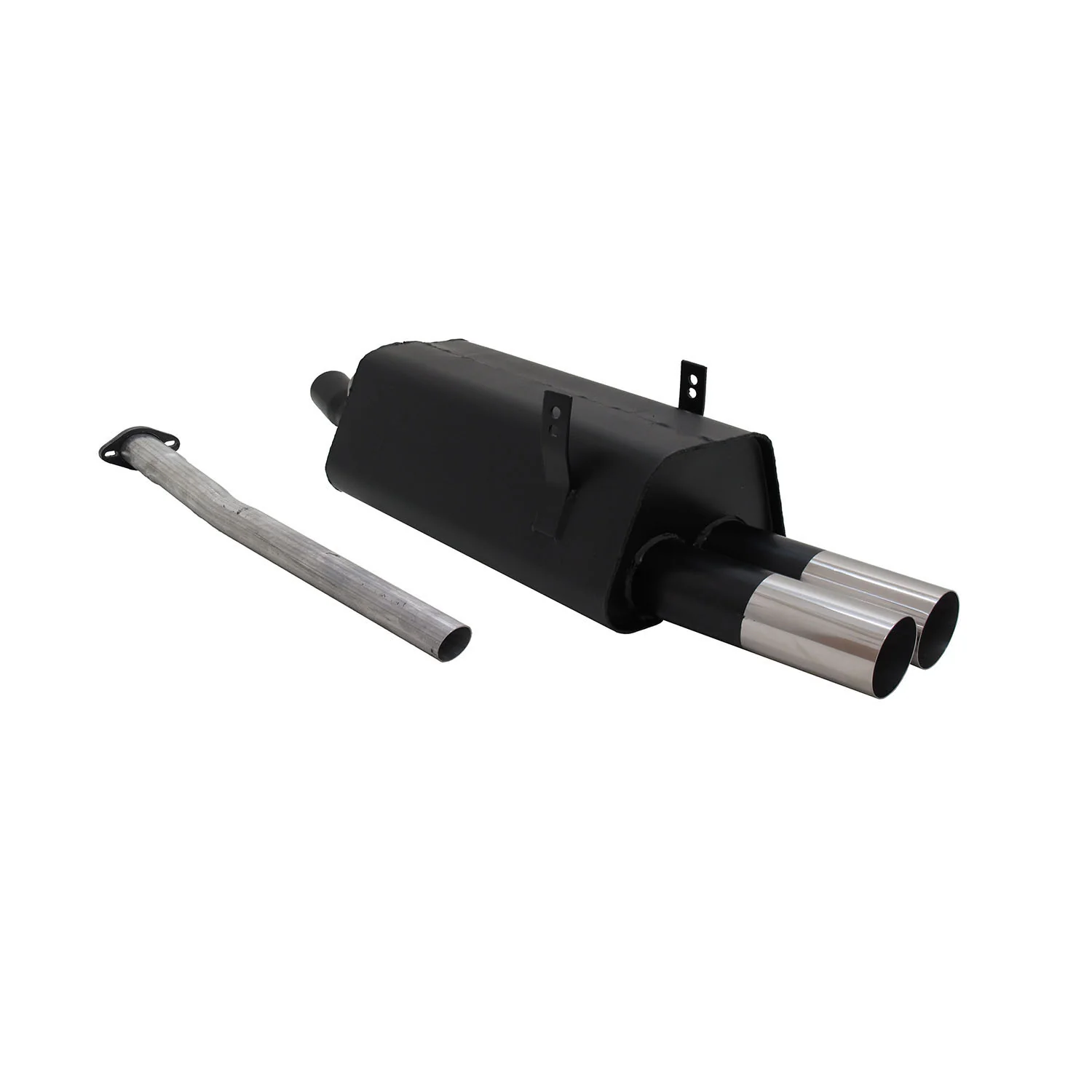 Novus Sportauspuff für BMW 3er E36 320i / 323i 2x76mm RL-Design mit ABE