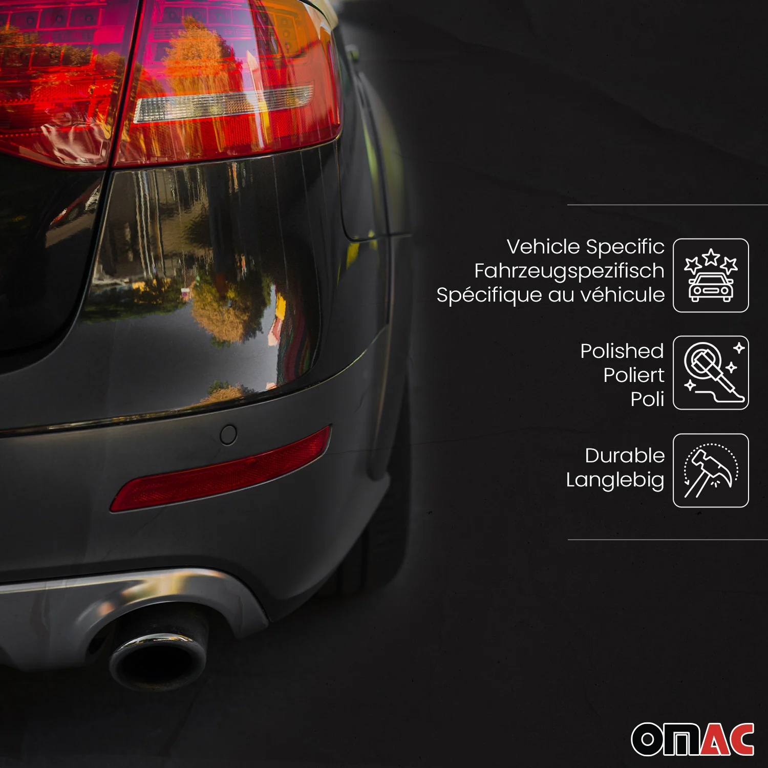 Novus Sportauspuff für VW Passat 3B / 3BG 2x76 RL-Design Endschalldämpfer ABE - Image 4