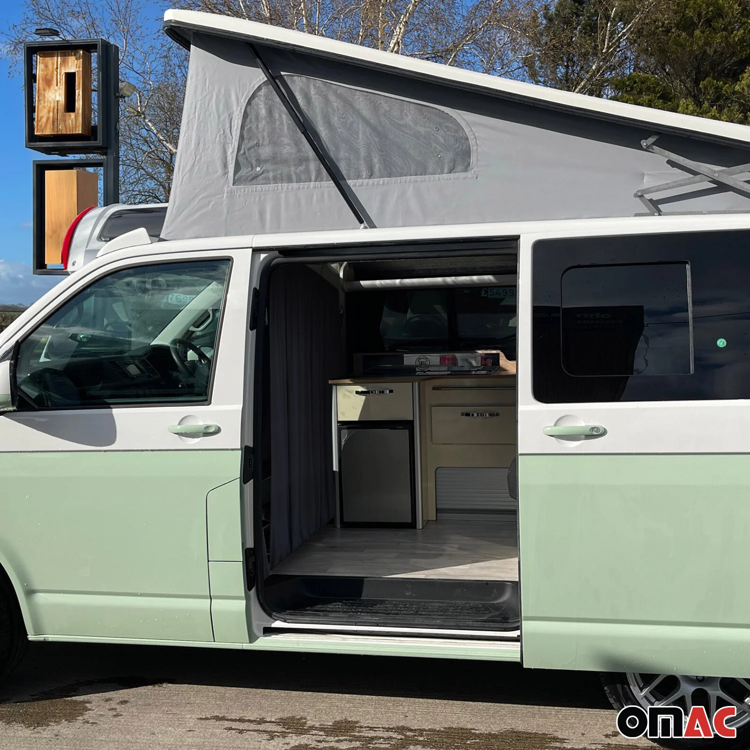 Maß Gardinen für Citroen Jumpy Fahrerhaus Abtrennung Sonnenschutz Schwarz - Image 5