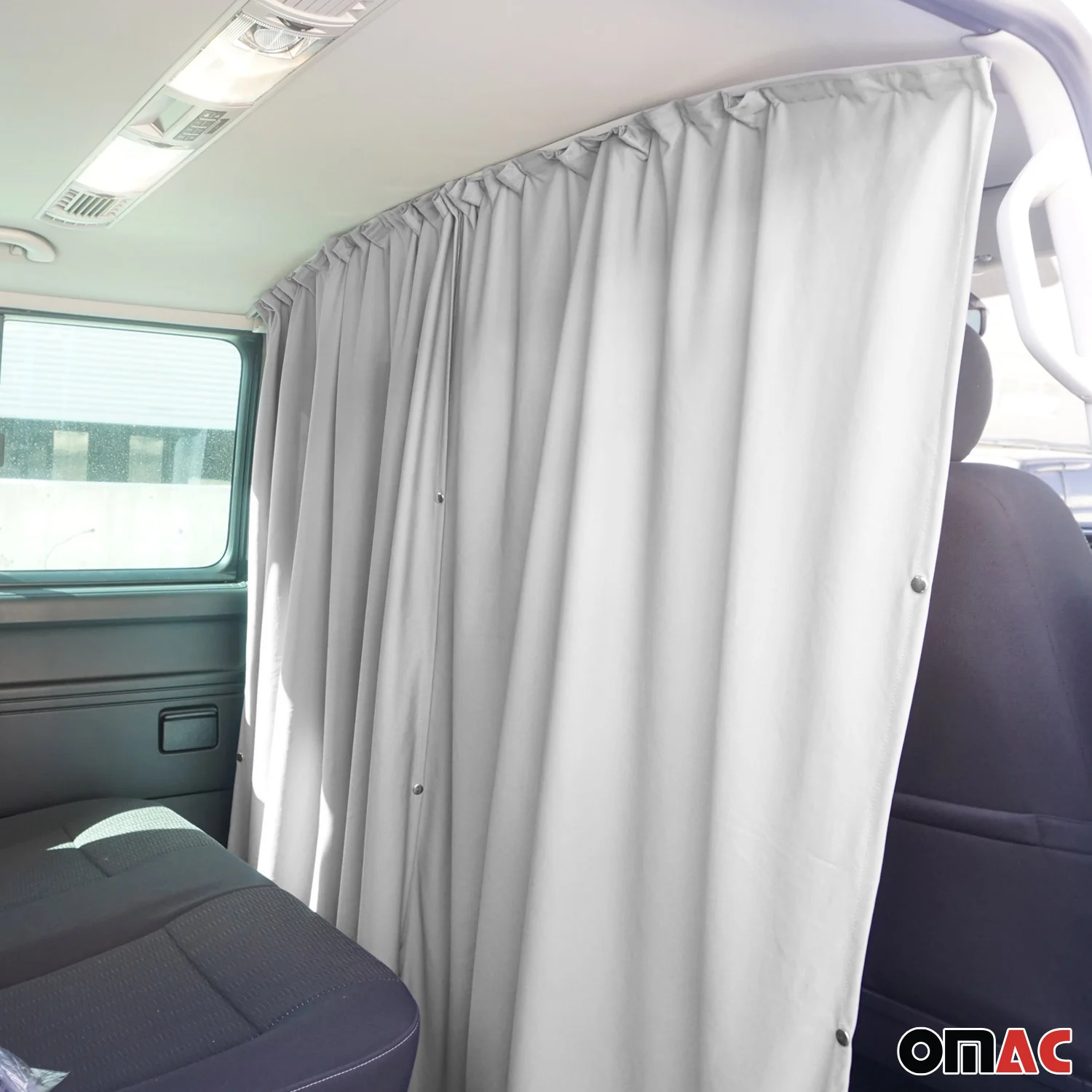 Maß Gardinen für Nissan NV200 H3 Fahrerhaus Abtrennung Sonnenschutz Grau - Image 6