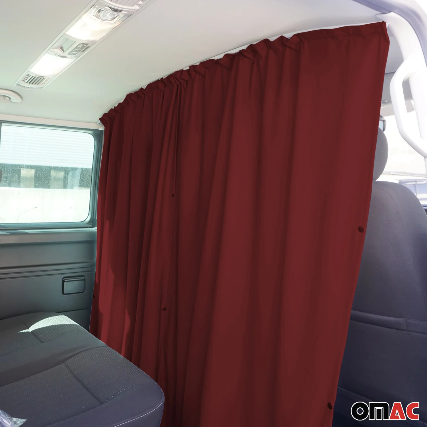 Maß Gardinen für Renault Trafic Fahrerhaus Abtrennung Sonnenschutz Rot - Image 6