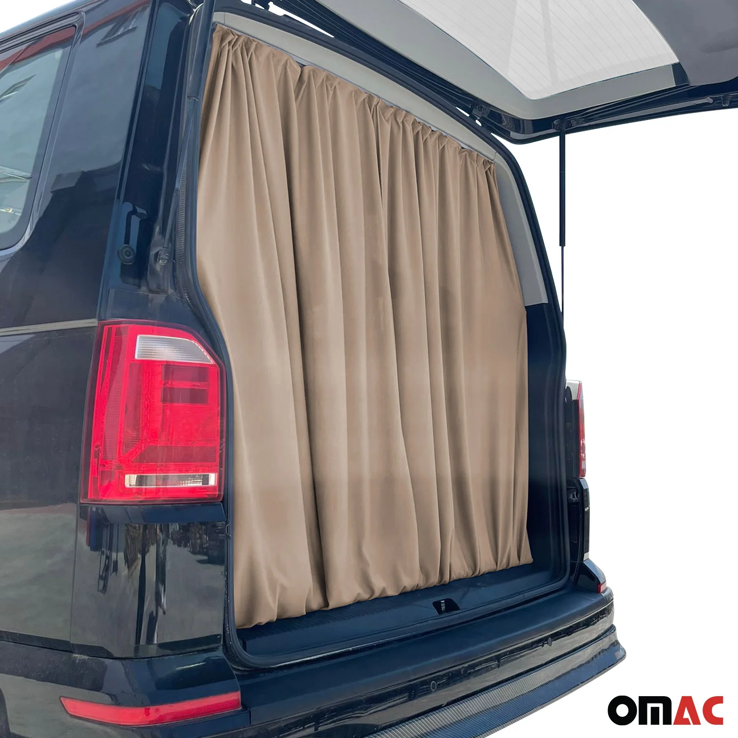 Maß Gardinen Sonnenschutz für Mercedes Sprinter H3 Heckklappe Vorhänge Beige - Image 5