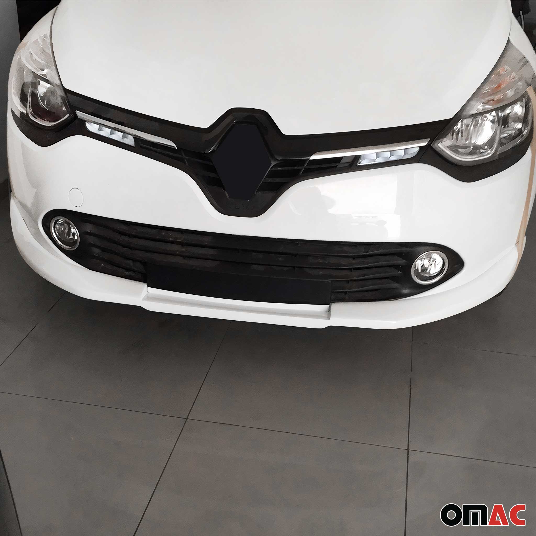 Bodykit Seitenschutz Frontspoiler Stoßstange für Renault Clio 2012-2019 ABS 3tlg - Image 2