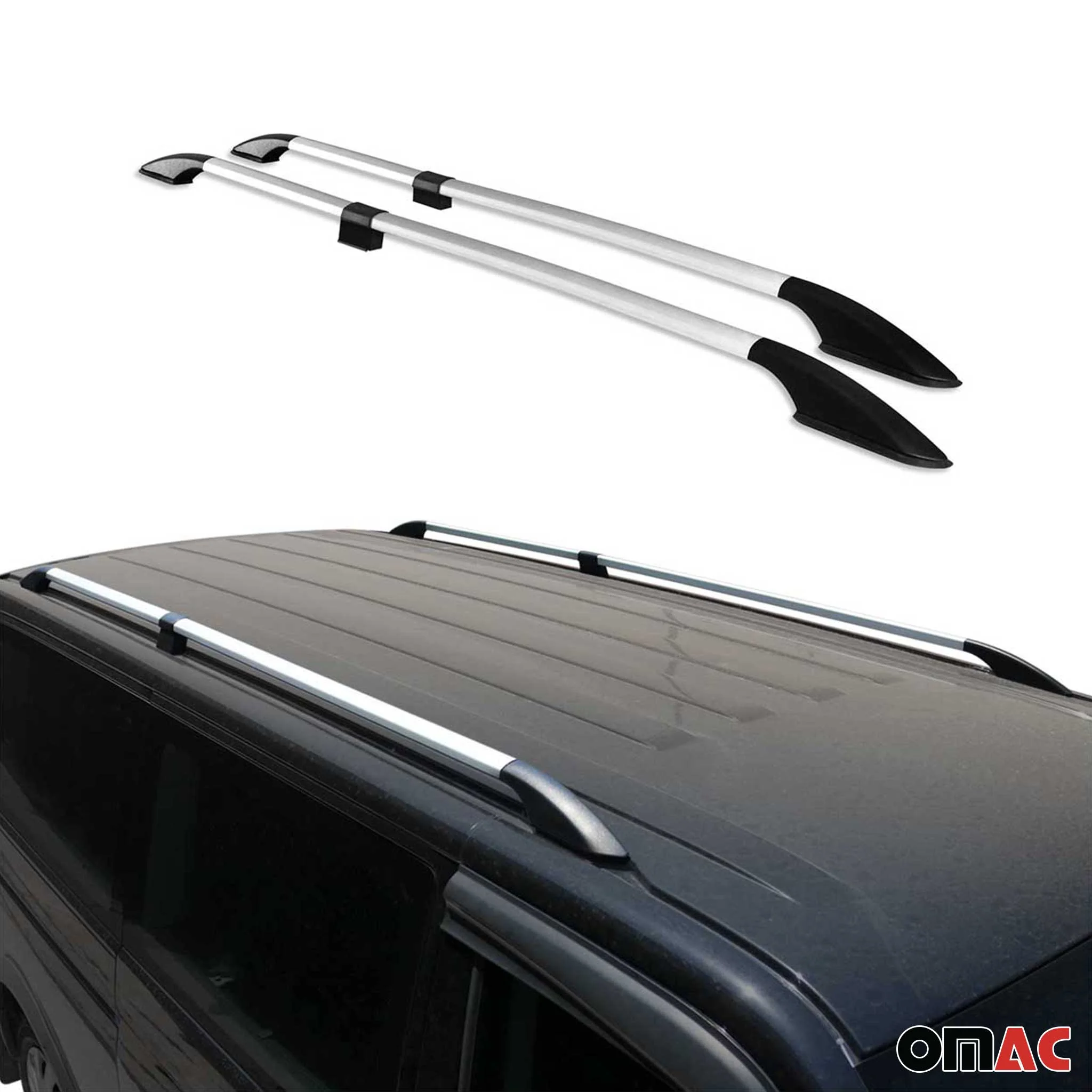 Dachreling Dachgepäckträger für Citroen Berlingo 2008-2018 Kurzer Alu Grau - Image 5