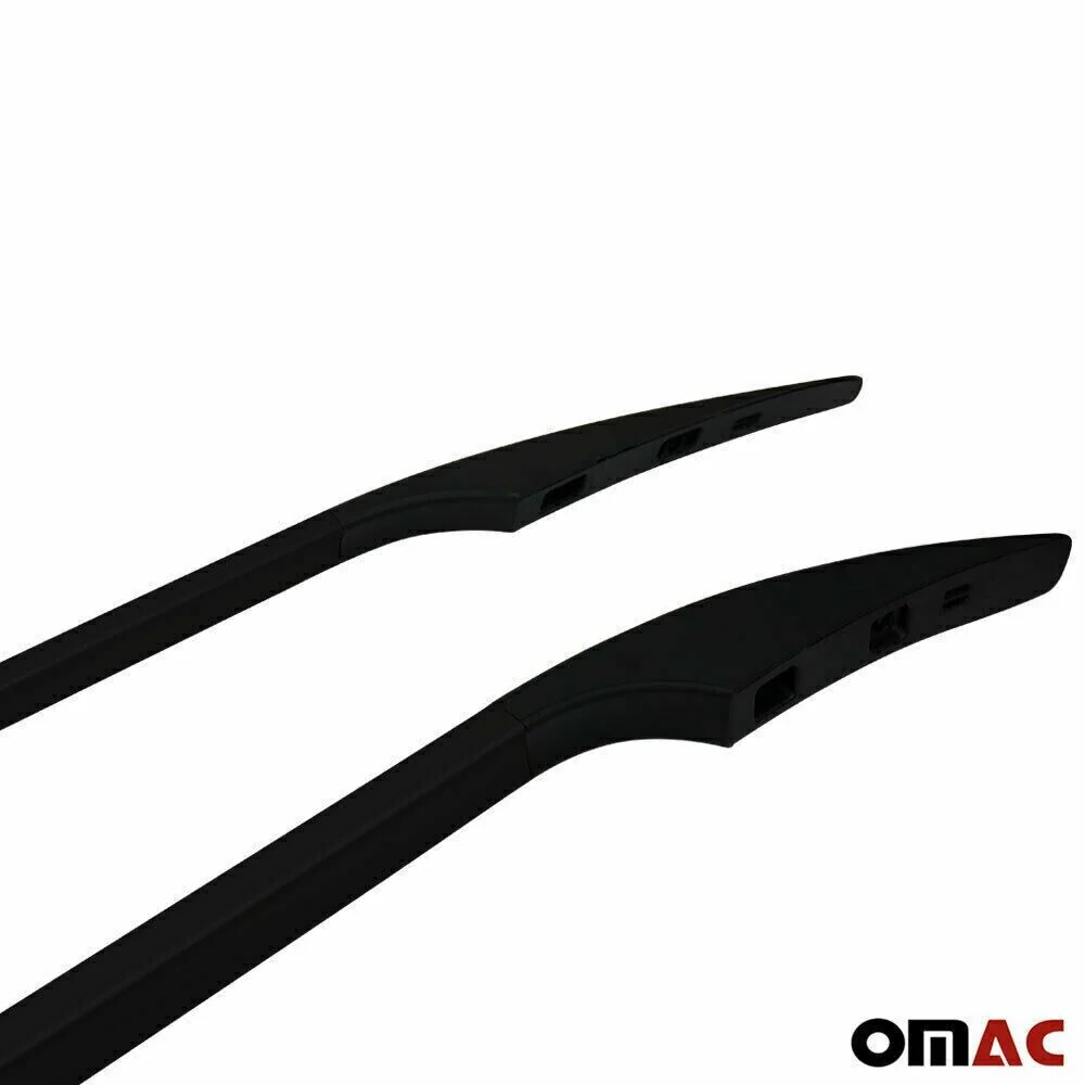Dachreling Dachgepäckträger für Ford Tourneo Custom 2012-2024 Kurzer Alu Schwarz - Image 9