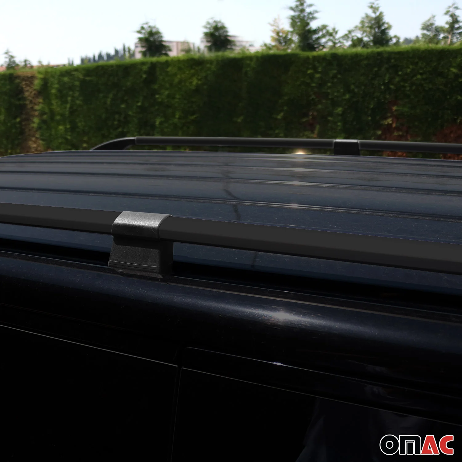 Dachreling Dachgepäckträger für Opel Combo D 2012-2019 L2 Langer Alu Schwarz - Image 7