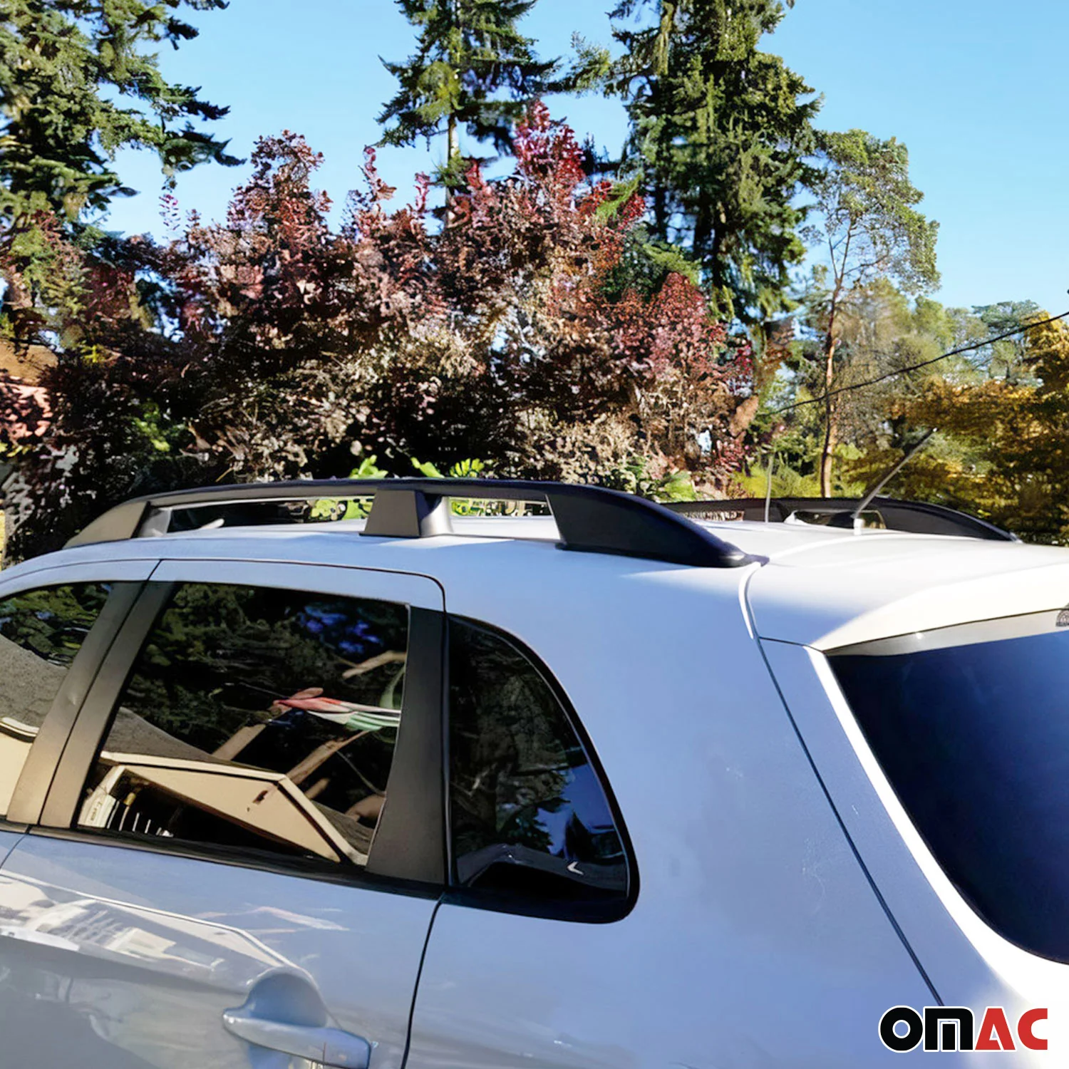 Dachreling Dachgepäckträger für Renault Trafic 2014-24 L2 Langer Alu Schwarz - Image 9