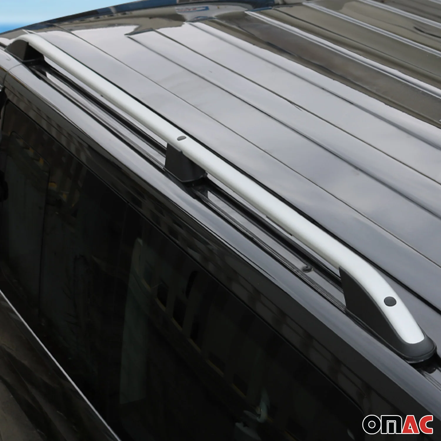 Dachreling Relingträger für VW Transporter T7 2023-2026 L2 Langer Silber Alu 2x - Image 5