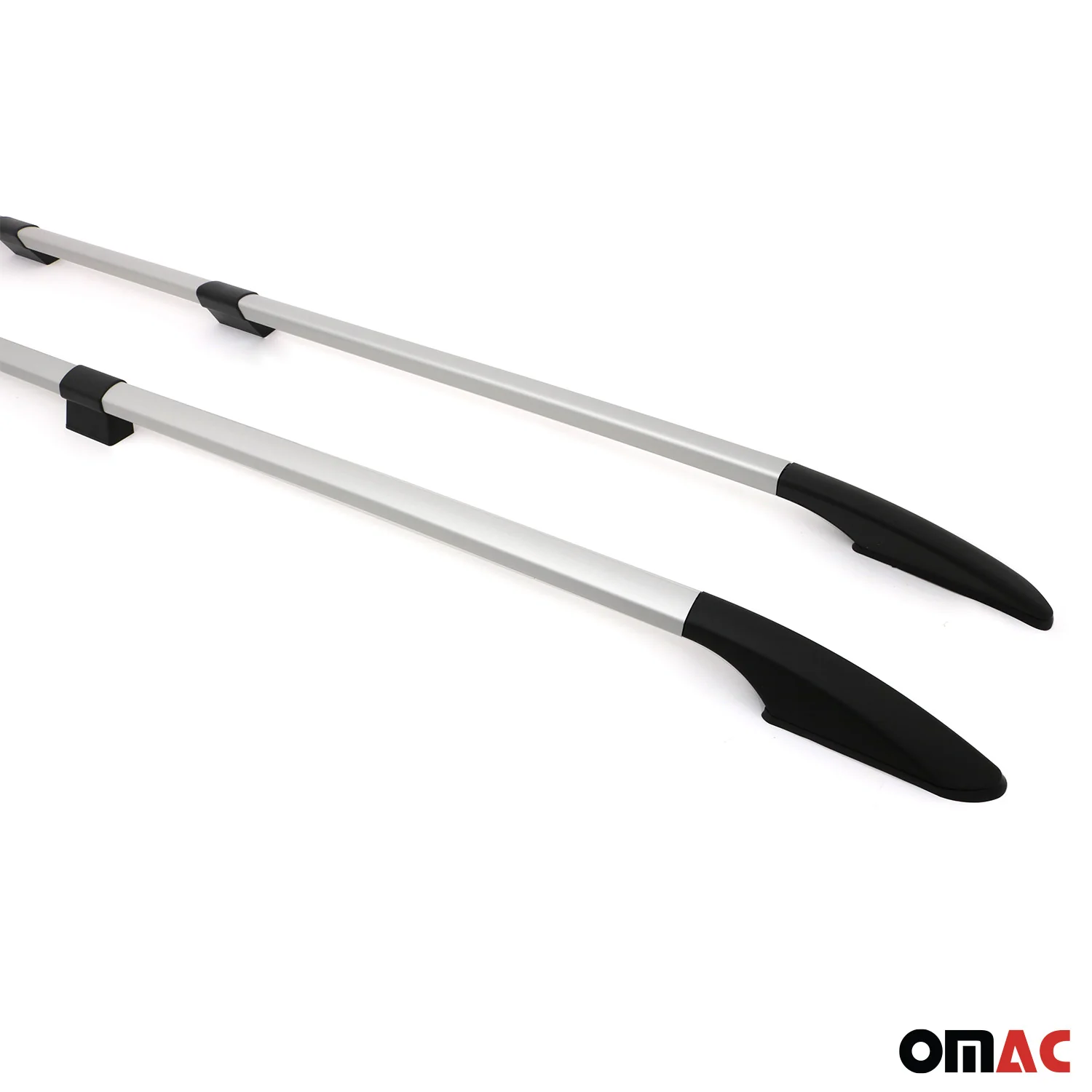 Dachreling Dachgepäckträger für VW Caddy 2015-2020 L2 Langer Alu Grau - Image 8
