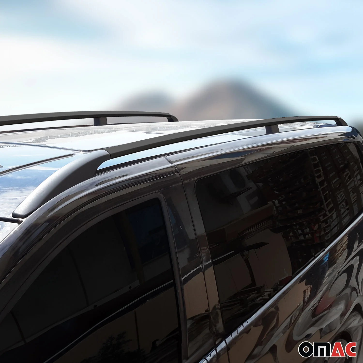 Dachreling Relingträger für Mazda CX-5 2017-2023 Auto Grundträger Schwarz 2x - Image 3