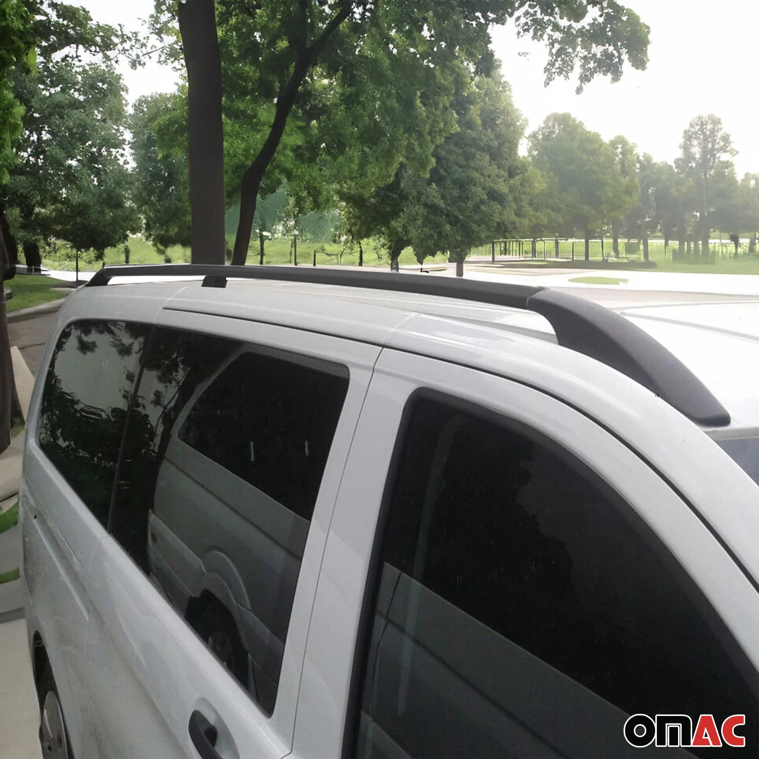 Dachreling Dachgepäckträger Relingträger für Citroen Nemo 2008-2016 Alu Schwarz - Image 6