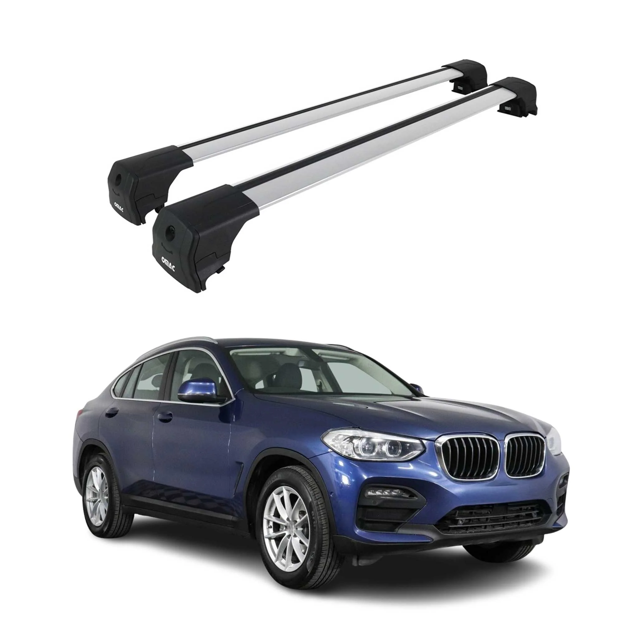 Dachträger Gepäckträger für BMW X4 G02 2018-2025 ABE Grundträger Alu Silber