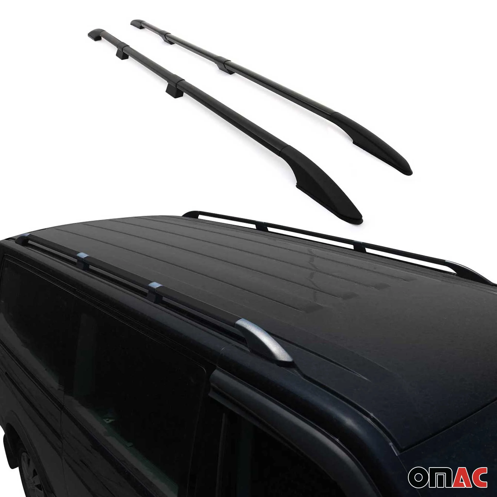 Dachreling Relingträger für Citroen Jumper 2006-2026 L3 H2 Alu Schwarz 2 tlg - Image 5