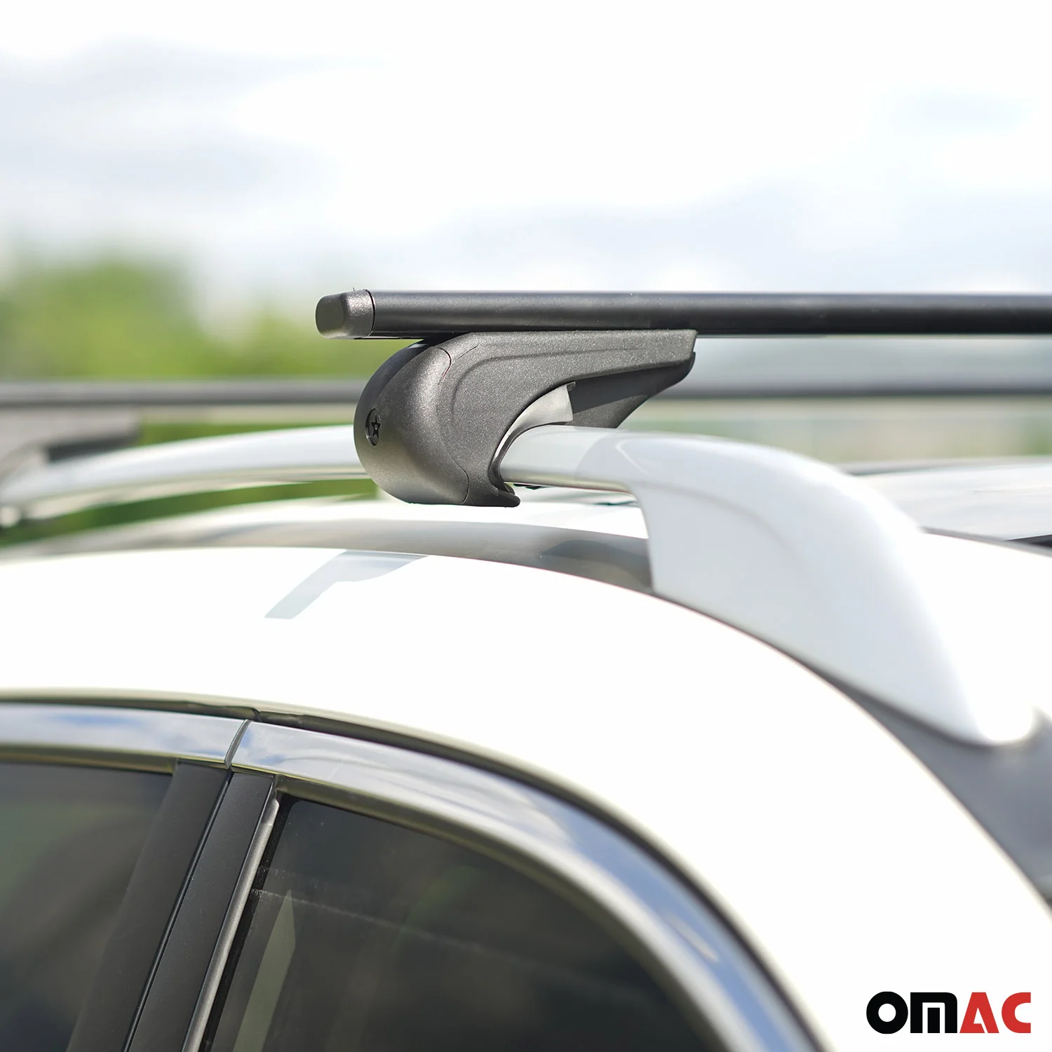 Dachträger Grundtäger für Citroen ZX Kombi 1994-1998 75kg Metall Schwarz 2 tlg - Image 4
