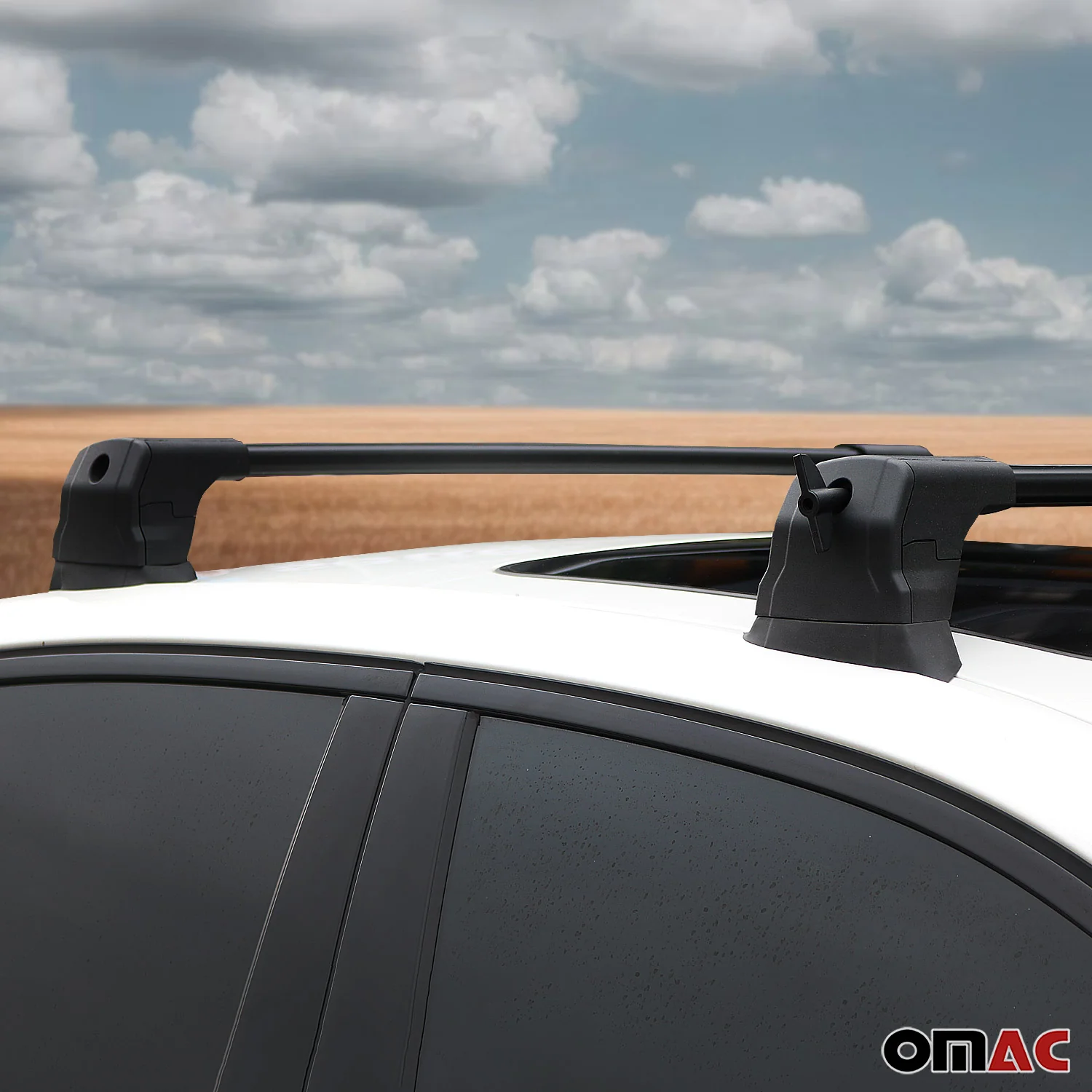 Dachträger Grundtäger für Jeep Renegade 2015-2025 75kg Aluminium Schwarz 2tlg - Image 9