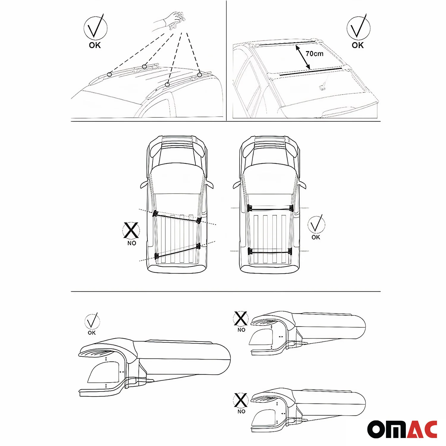Dachträger Grundtäger für Nissan Pathfinder 2005-2013 75kg Alu Silber 2 tlg - Image 6