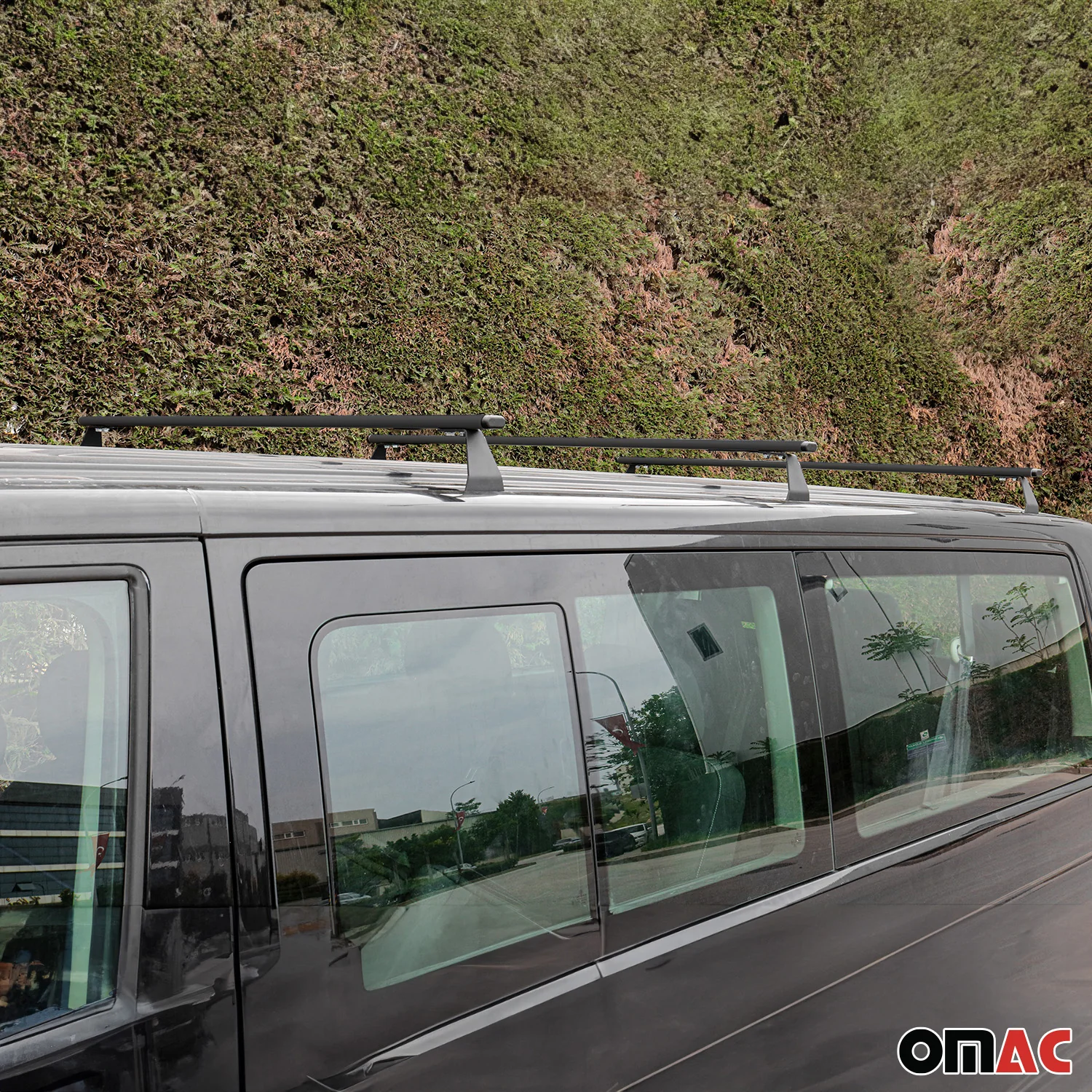 Dachträger für VW T5 T6 Transporter Multivan Caravelle 2003-24 Stahl Schwarz 3x - Image 3