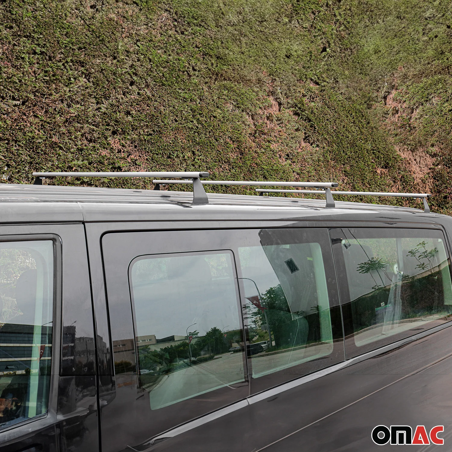 Dachträger für VW T5 T6 Transporter Multivan Caravelle 2003-2024 Stahl Silber 3x - Image 3