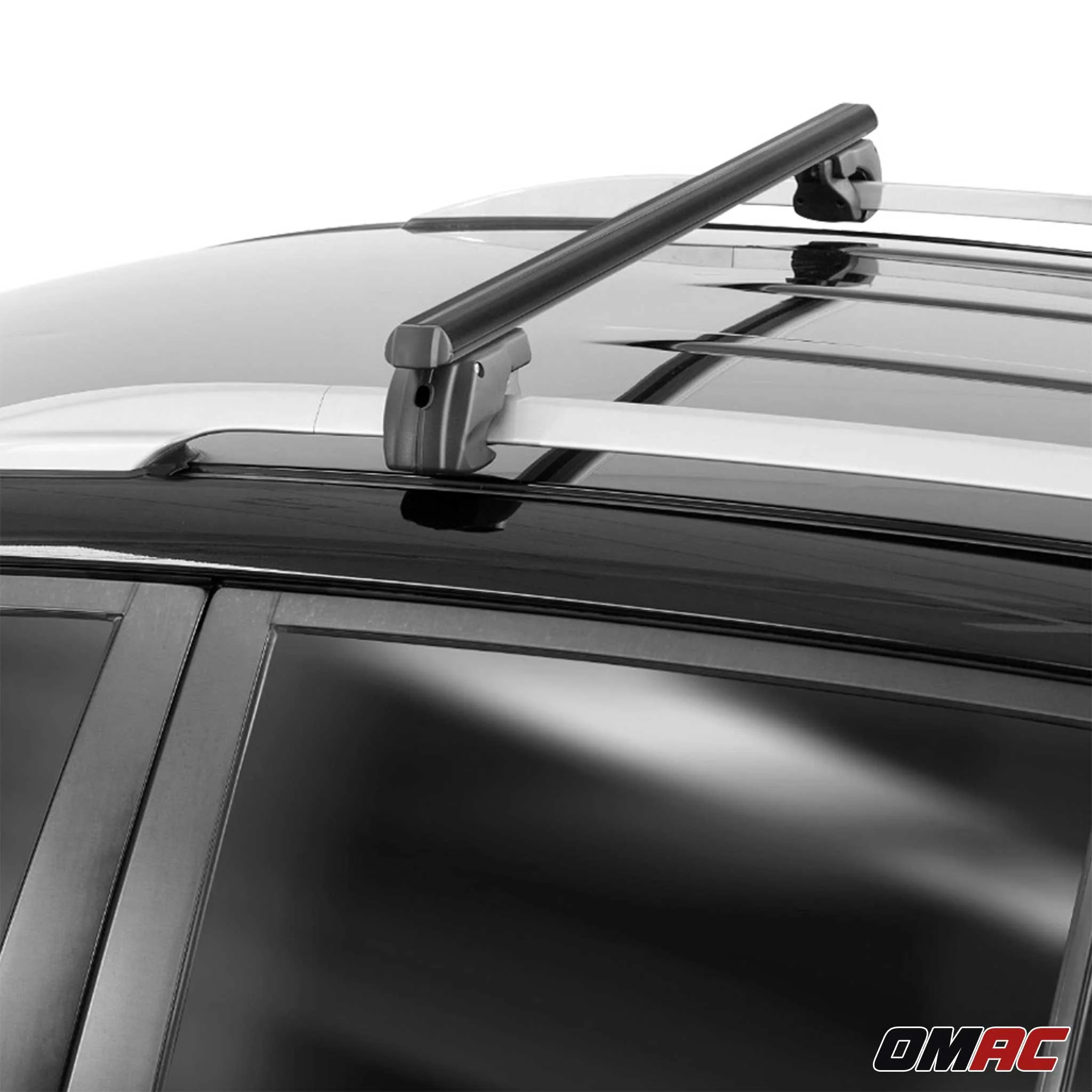 Dachträger Grundtäger für Fiat Croma 2005-2010 Aluminium 90kg TÜV Schwarz 2tlg - Image 7