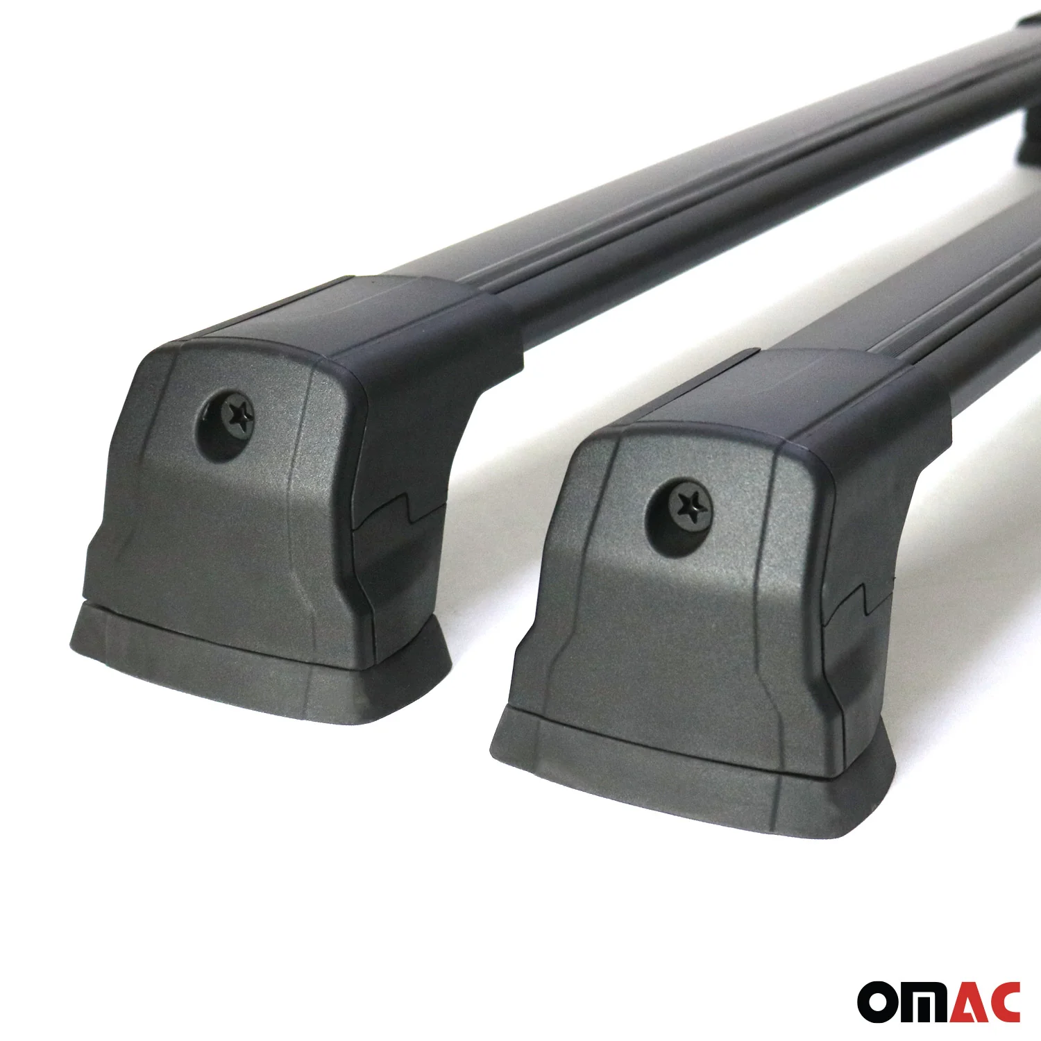 Dachträger Grundtäger für Mazda 2 2007-2014 75kg Aluminium Schwarz 2 tlg - Image 11