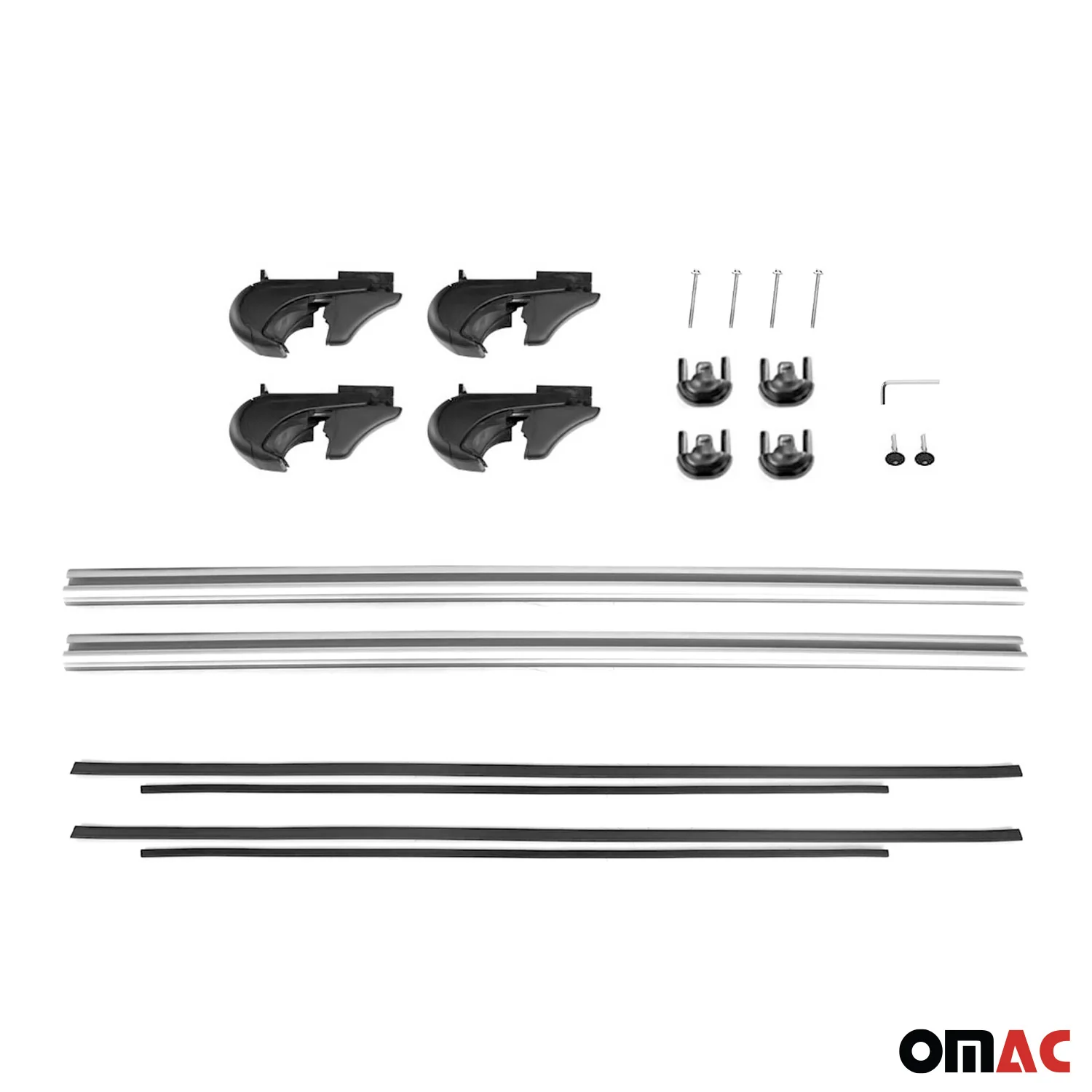 Dachträger Grundträger für Mercedes C Klasse S202 1993-2000 TÜV Alu Schwarz 2x - Image 10