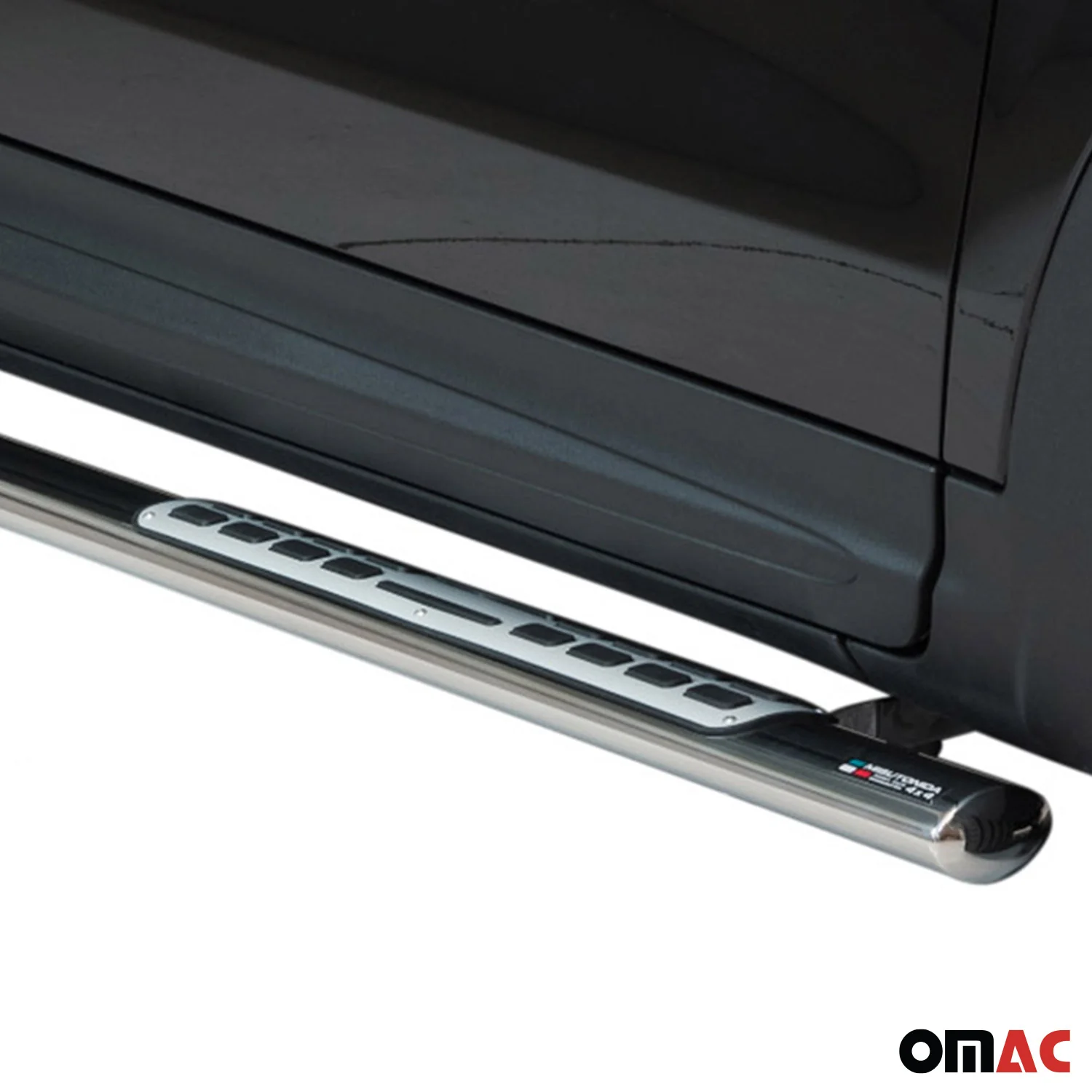 Edelstahl Seitenschweller Schwellerrohre für Fiat 500X 2014-2018 Silber - Image 3
