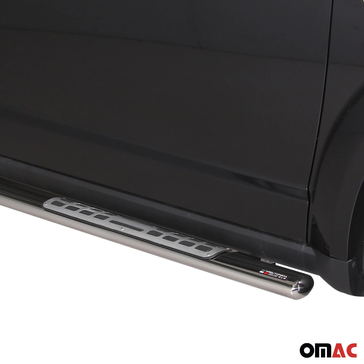 Edelstahl Seitenschweller Schwellerrohre für Fiat Freemont 2011-2016 Silber - Image 3