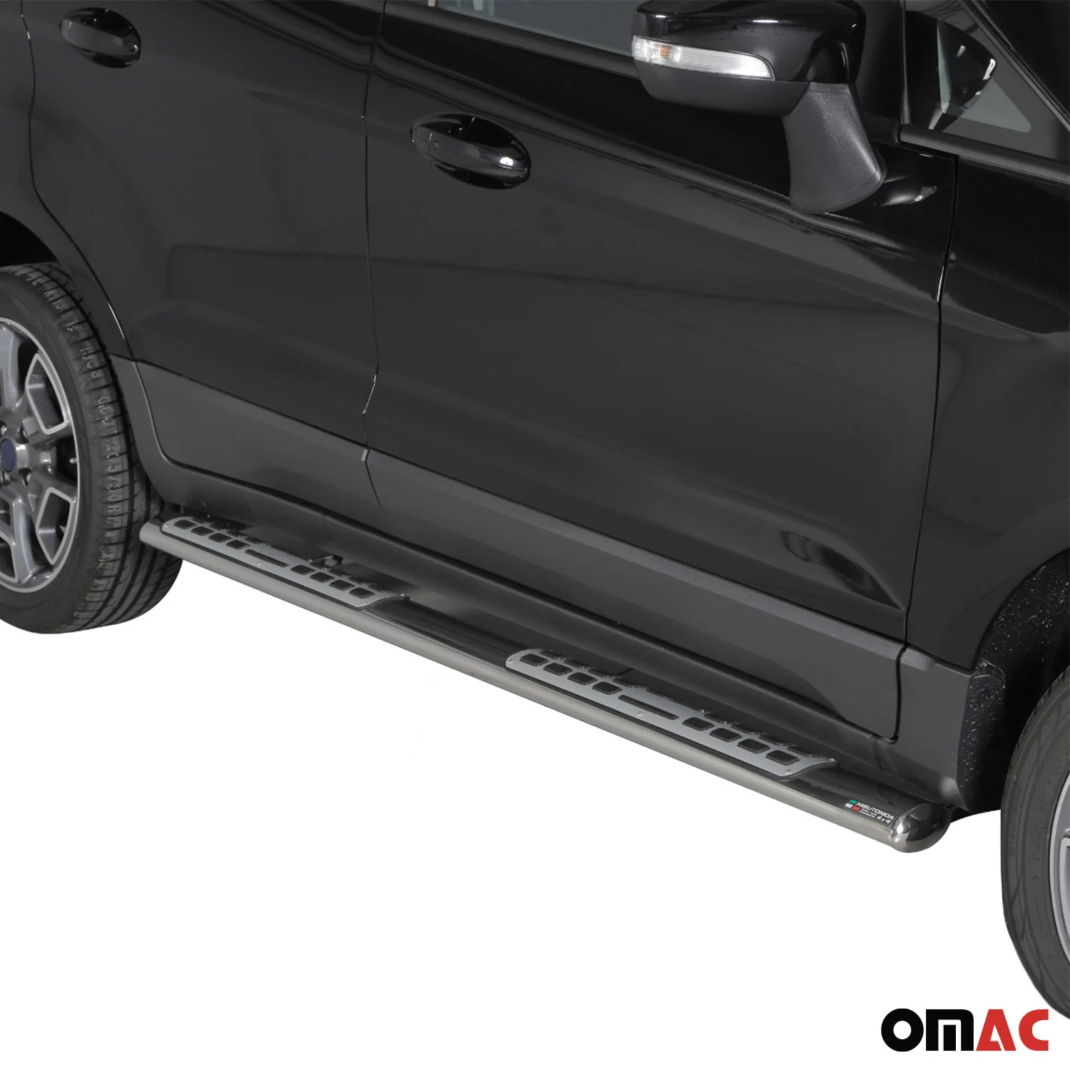 Edelstahl Seitenschweller Schwellerrohre für Ford Ecosport 2013-2017 Silber - Image 2