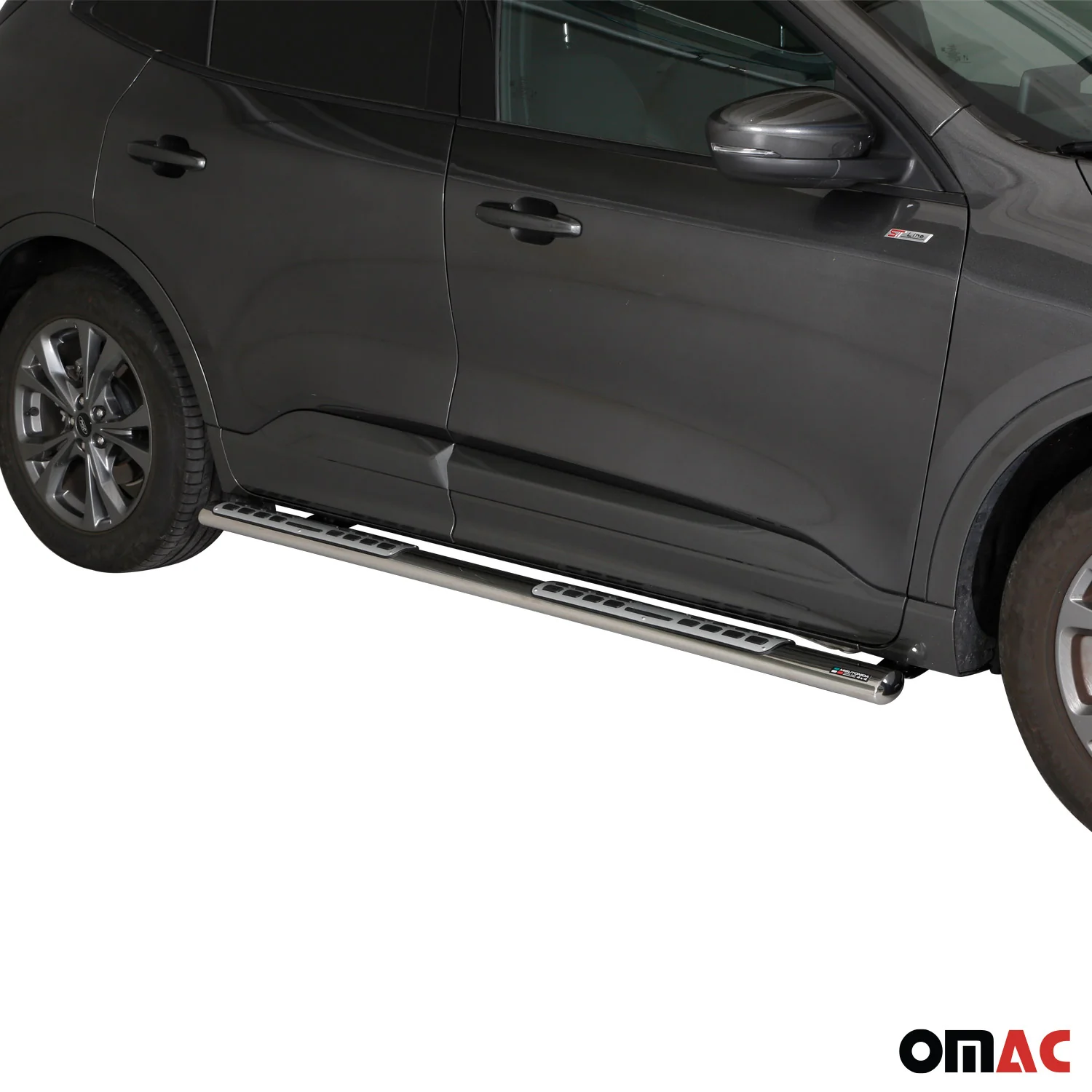 Edelstahl Seitenschweller Schwellerrohre für Ford Kuga III 2019-2026 Silber - Image 2