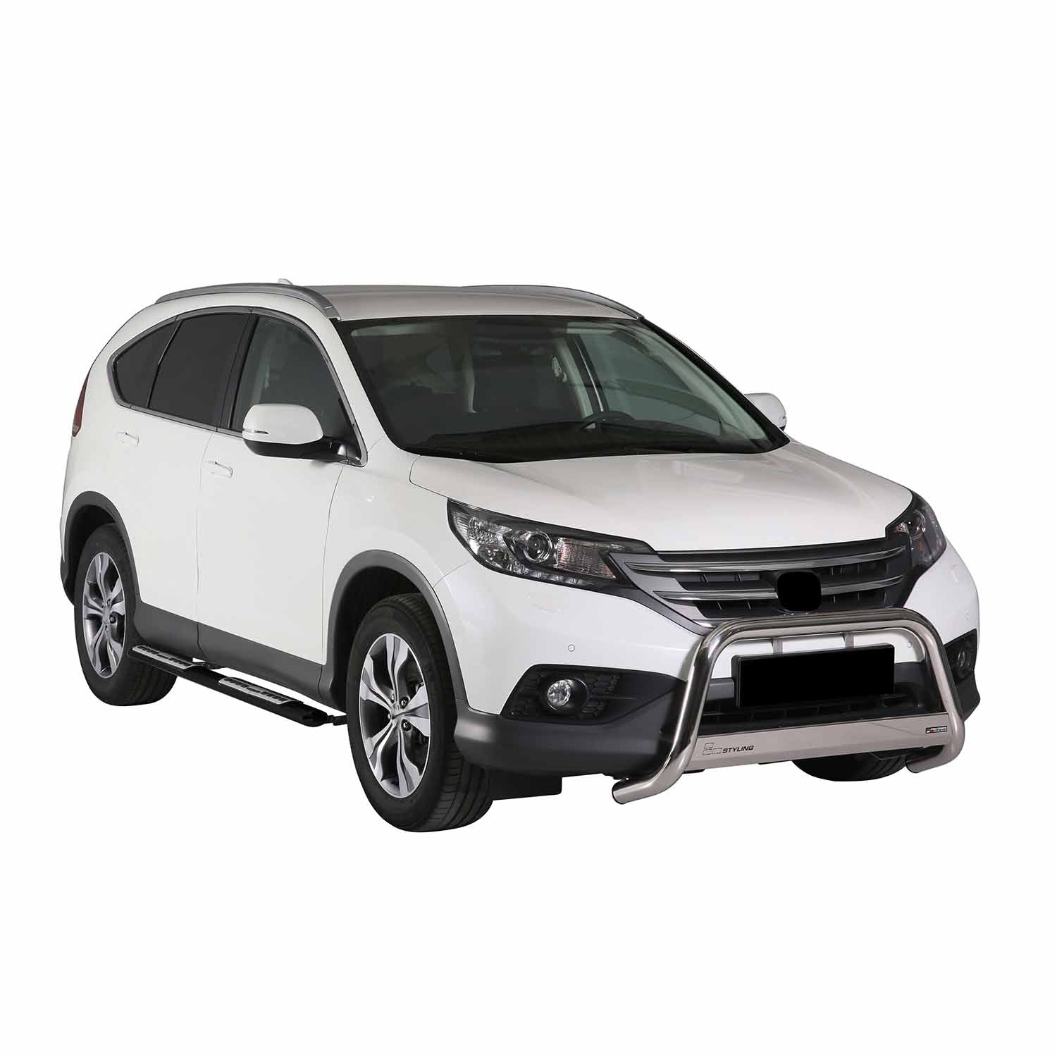 Edelstahl Seitenschweller Schwellerrohre für Honda CR-V 2012-2015 Schwarz