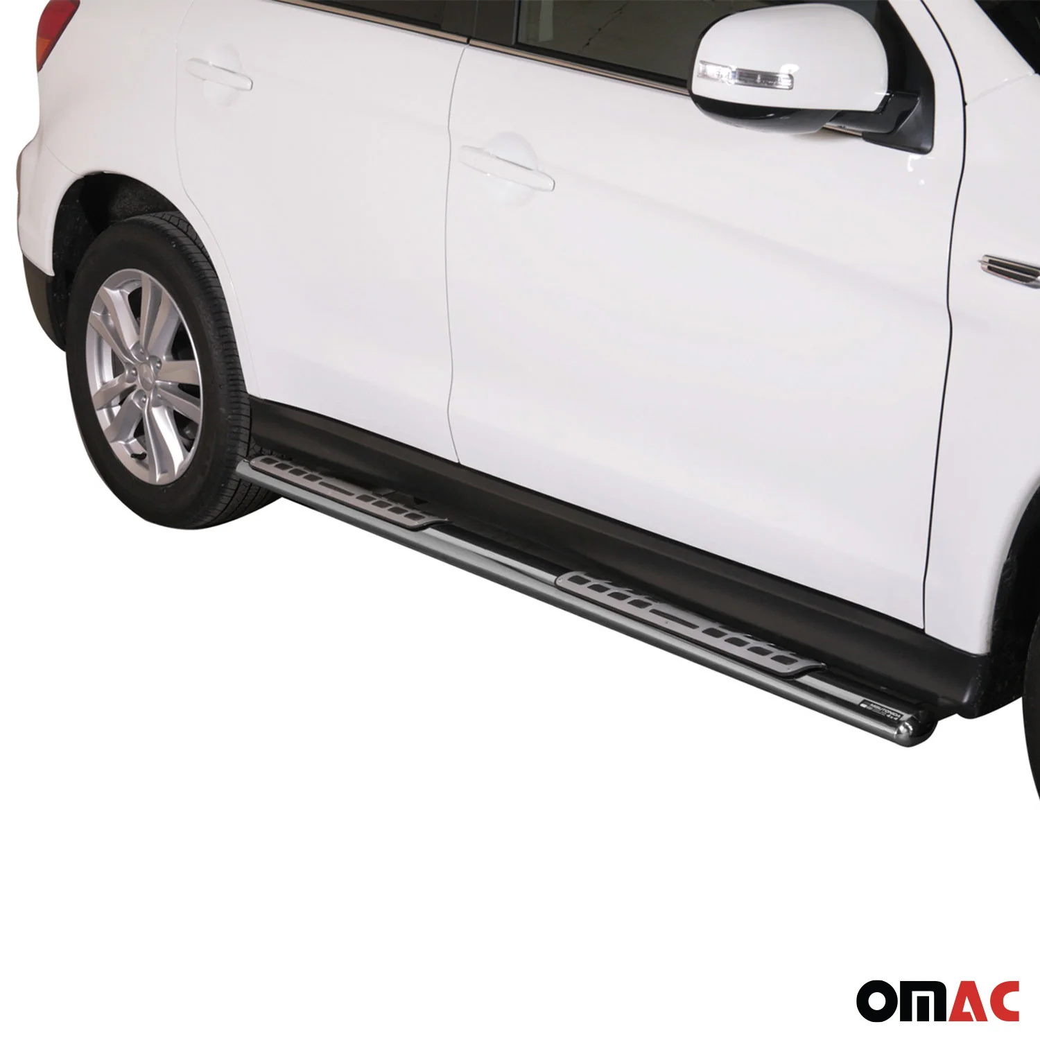 Edelstahl Seitenschweller Schwellerrohre für Mitsubishi ASX 2010-2012 Silber - Image 2