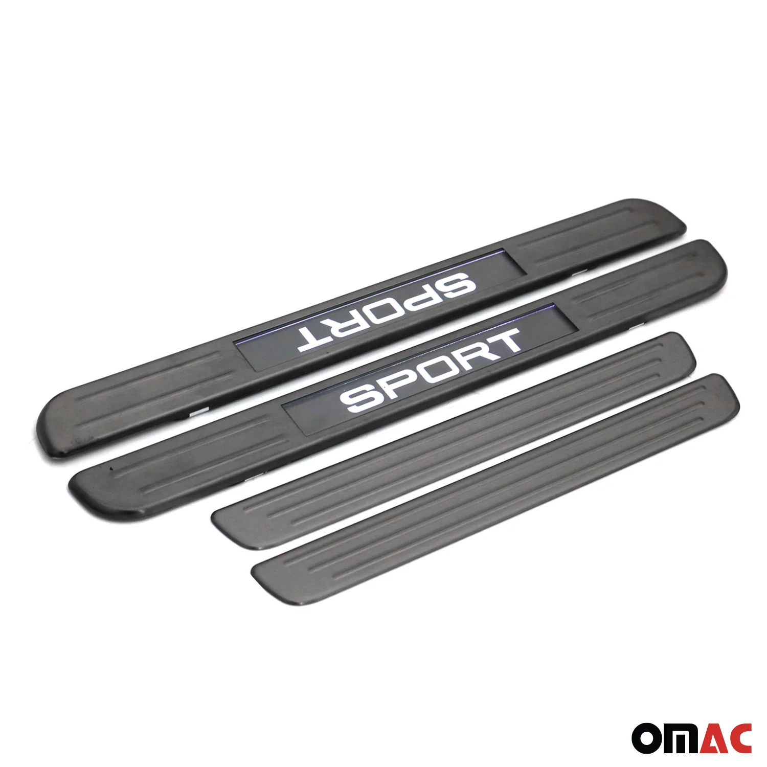 Einstiegsleisten für Dacia Logan MCV 2005-2021 Chrom Gebürstet Dunkel 4x - Image 3