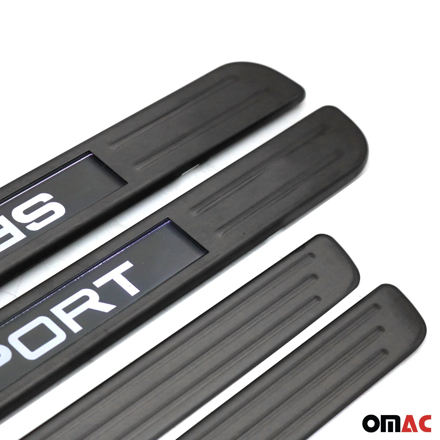 Einstiegsleisten für Dacia Logan MCV 2005-2021 Chrom Gebürstet Dunkel 4x - Image 7