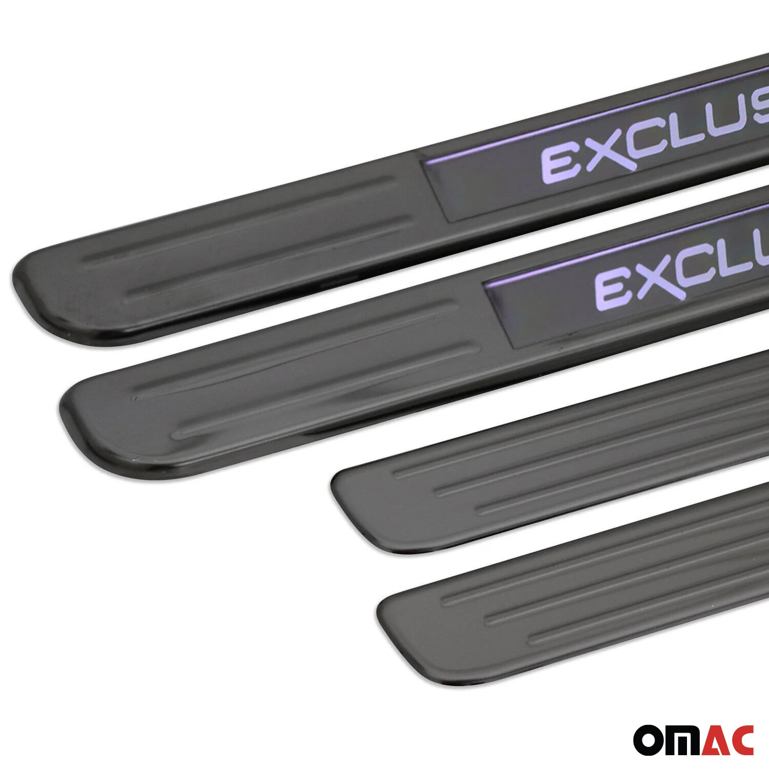 Einstiegsleisten Schweller Exclusive für Dacia Logan 2005-2022 Chrom Dunkel 4x - Image 7